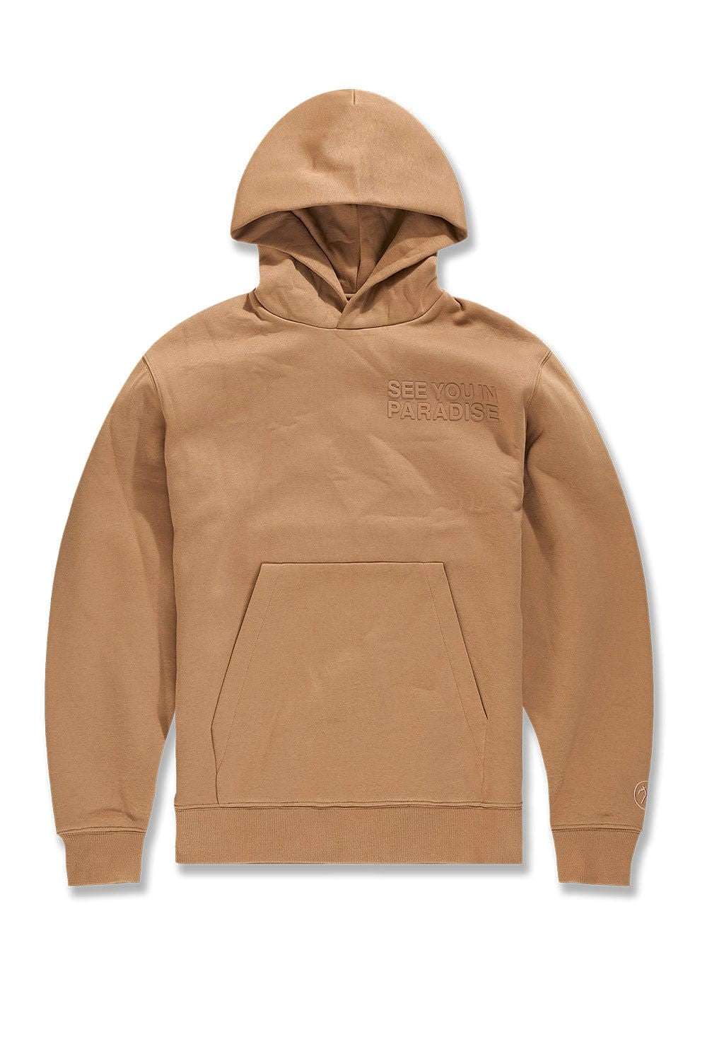 MENS JORDAN CRAIG PARADISE TONAL PULLOVER HOODIE (MOCHA)