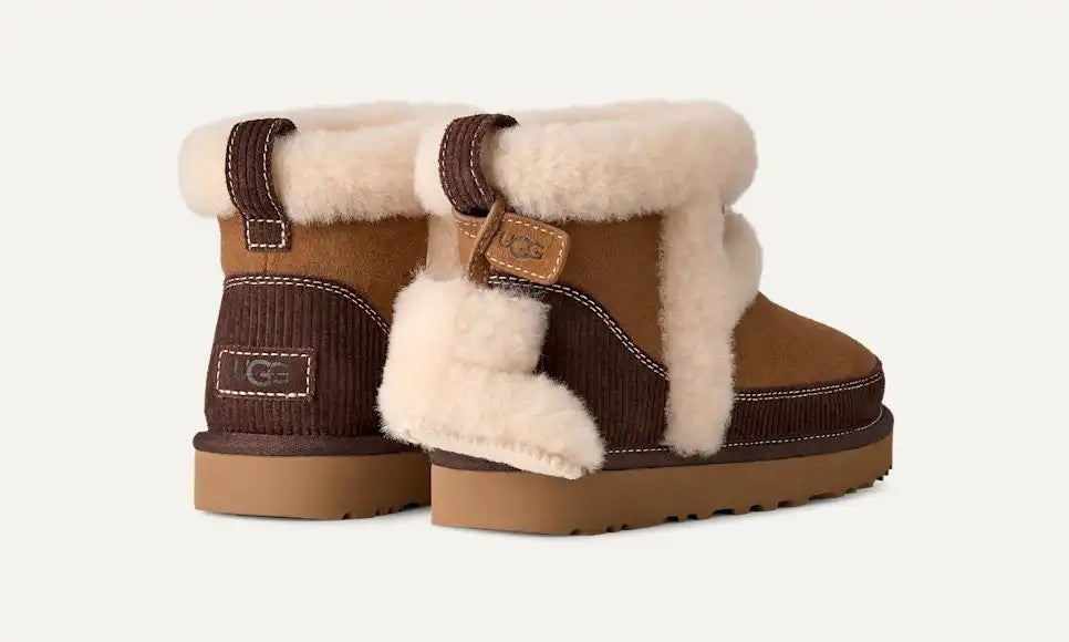 WOMENS UGG CLASSIC MINI HERITAGE (CHESTNUT)