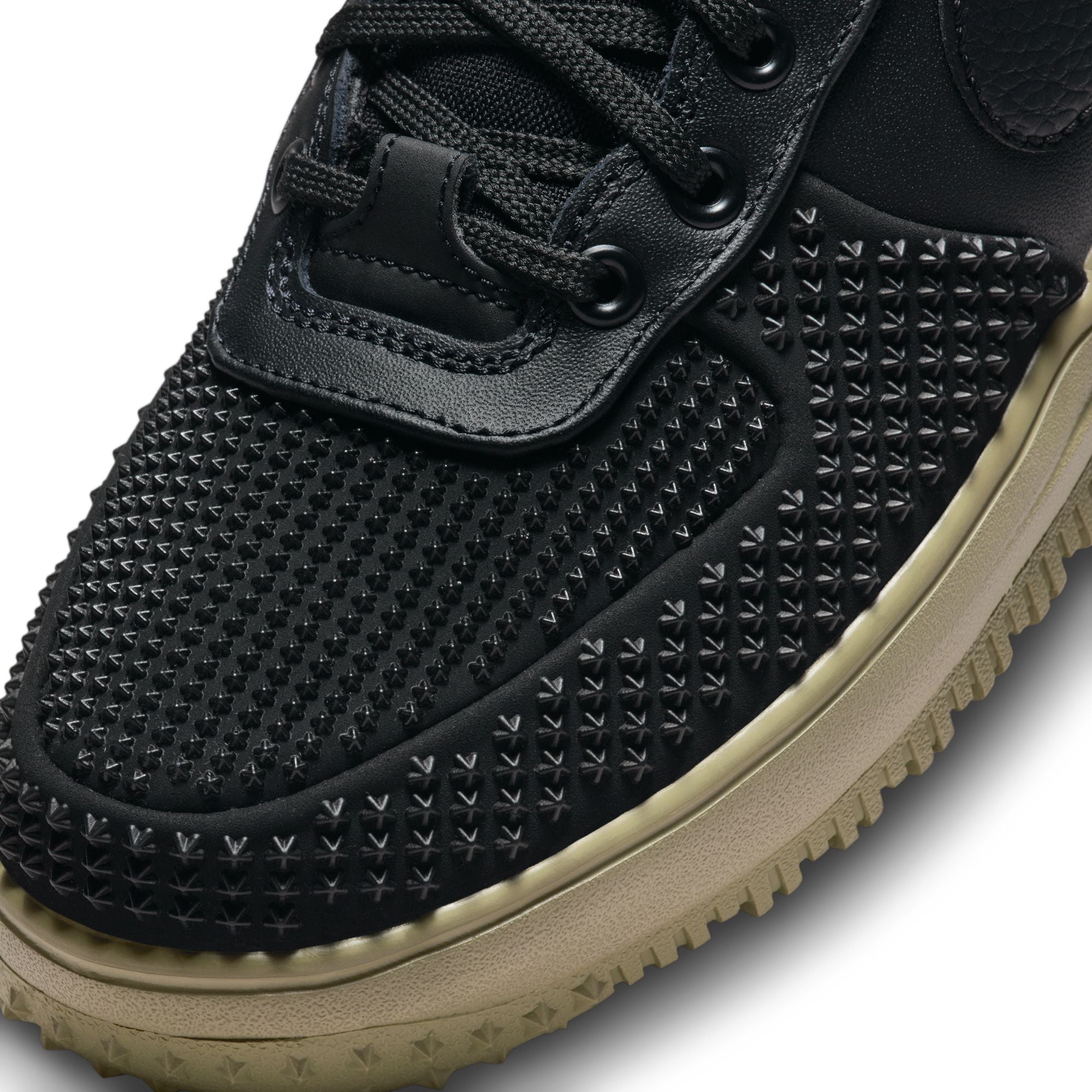 MENS NIKE LUNAR FORCE 1 DUCKBOOT (BLACK/NEUTRAL OLIVE)