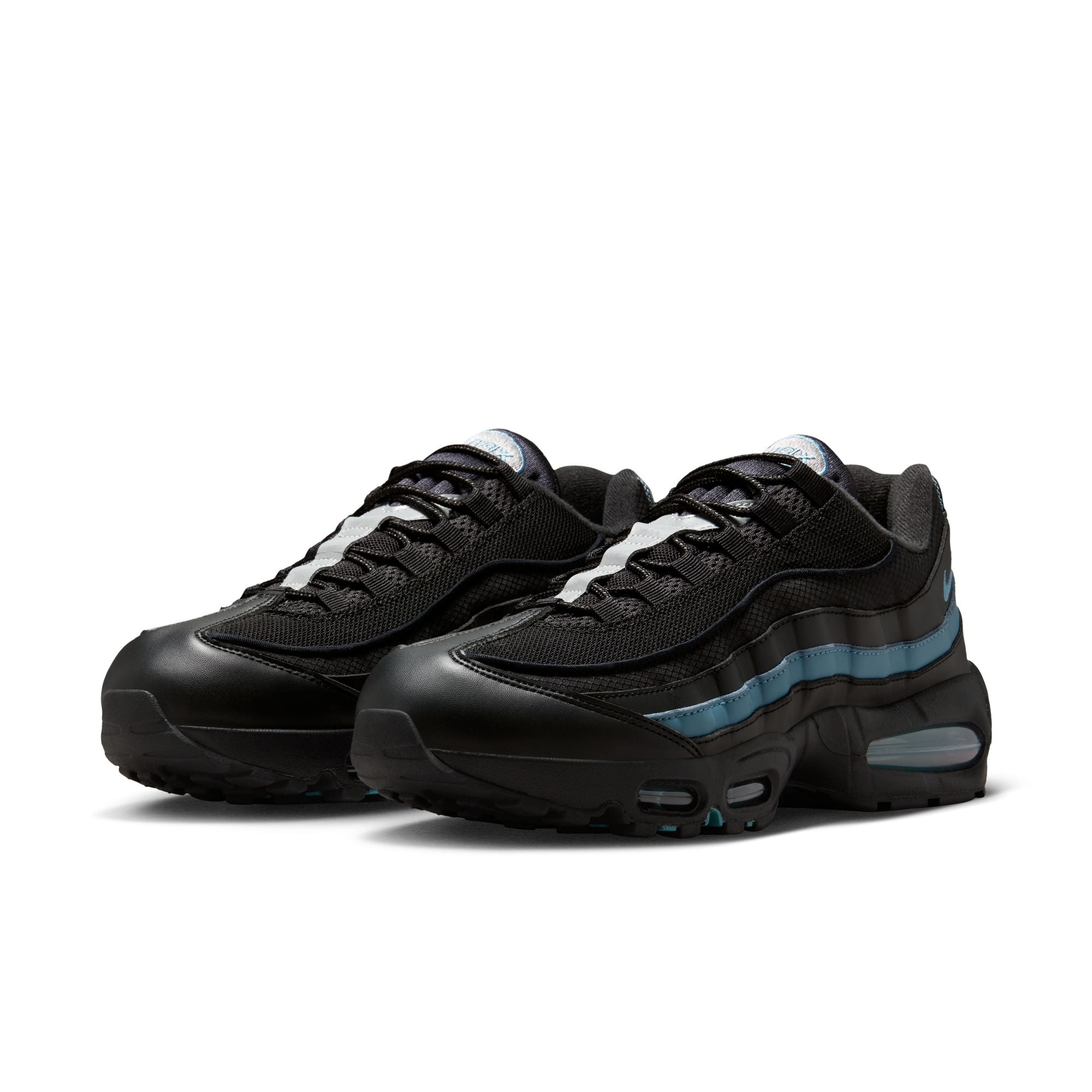 MENS NIKE AIR MAX 95 BIG BUBBLE (SMOKEY BLUE/BLACK/METALLIC SILVER)