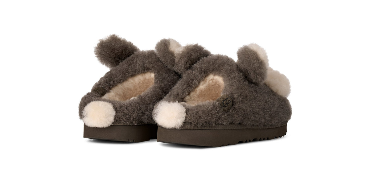 KIDS' UGG CLASSIC HOP SLIP-ON (SLATE)