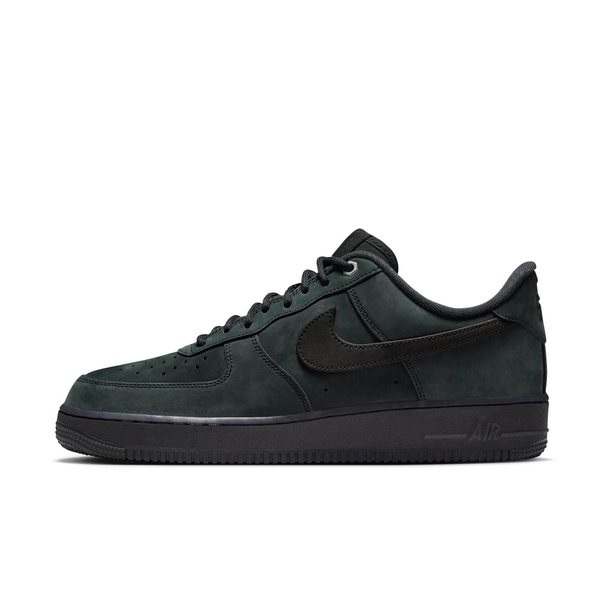 MENS NIKE AIR FORCE 1 '07 WB (BLACK NUBUCK)