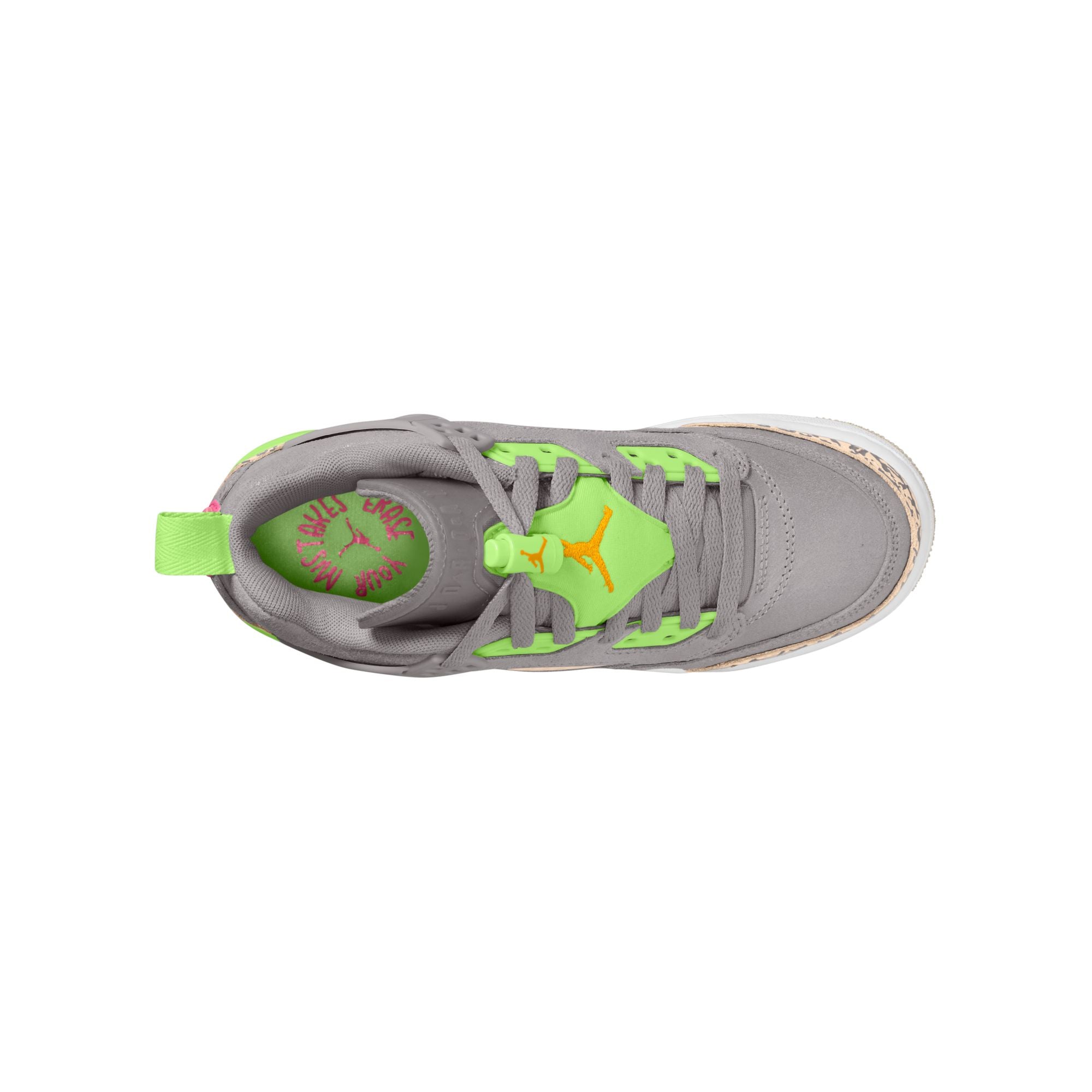 KIDS JORDAN SPIZIKE LOW SNEAKER SCHOOL GS (ATMOSPHERE GREY/LASER ORANGE)