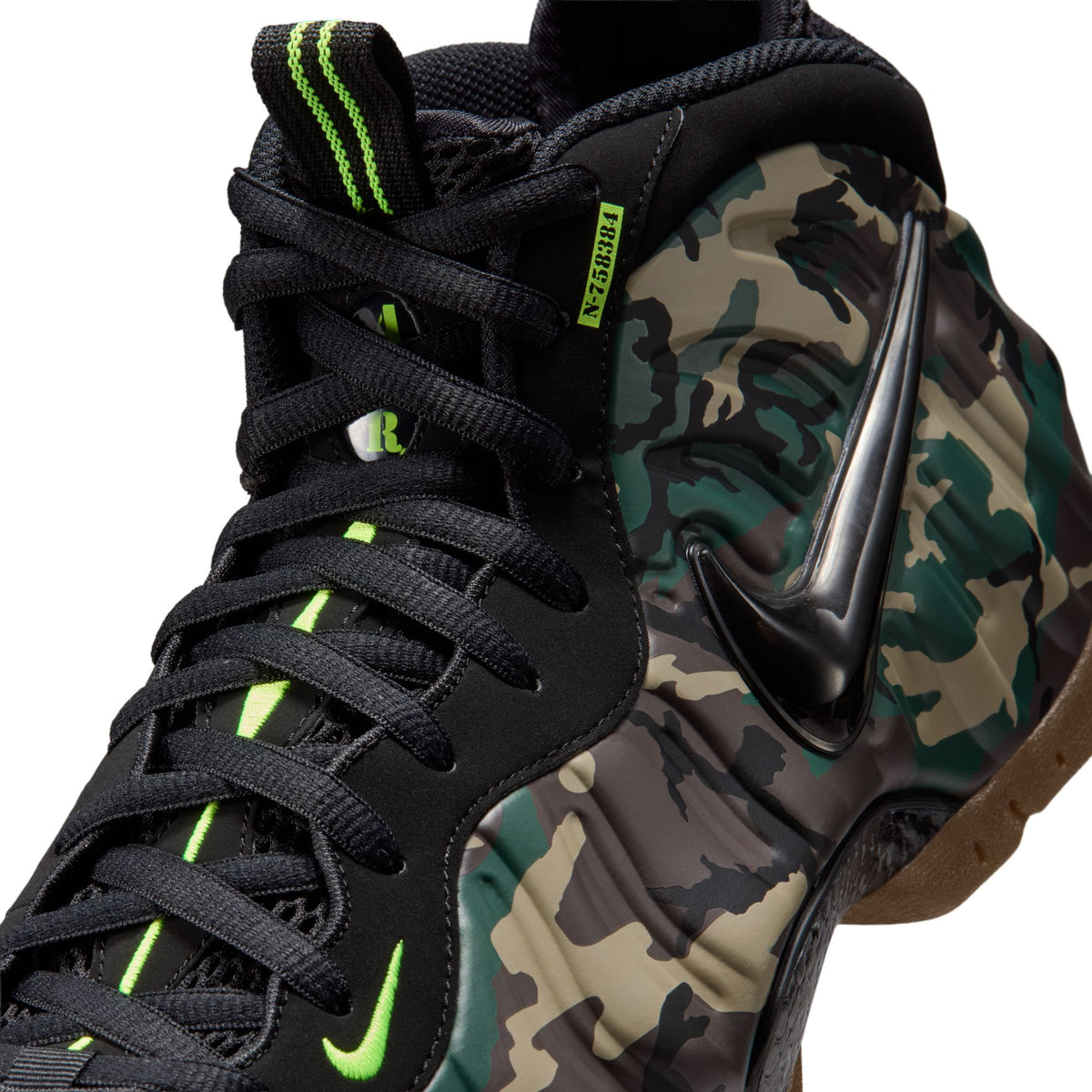 MENS NIKE AIR FOAMPOSITE PRO PRM (GREEN CAMO)