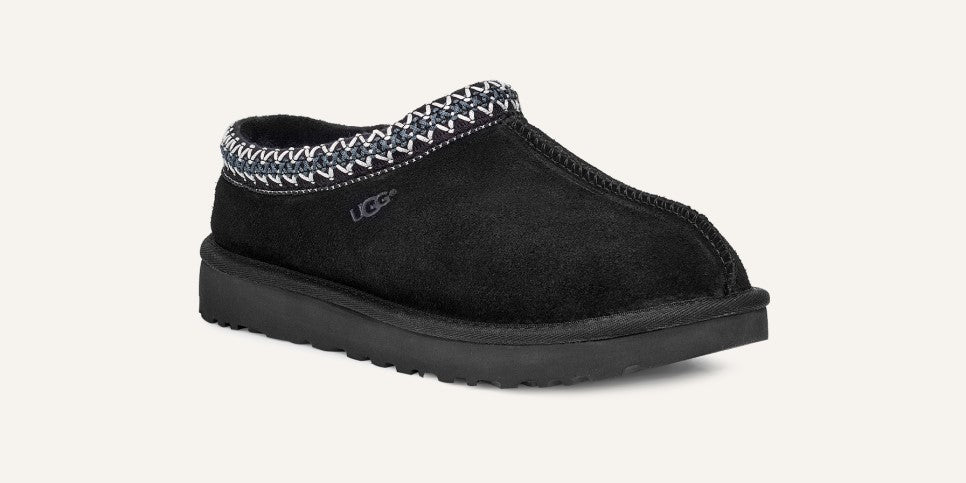 WOMENS UGG TASMAN SLIPPER (BLACK)