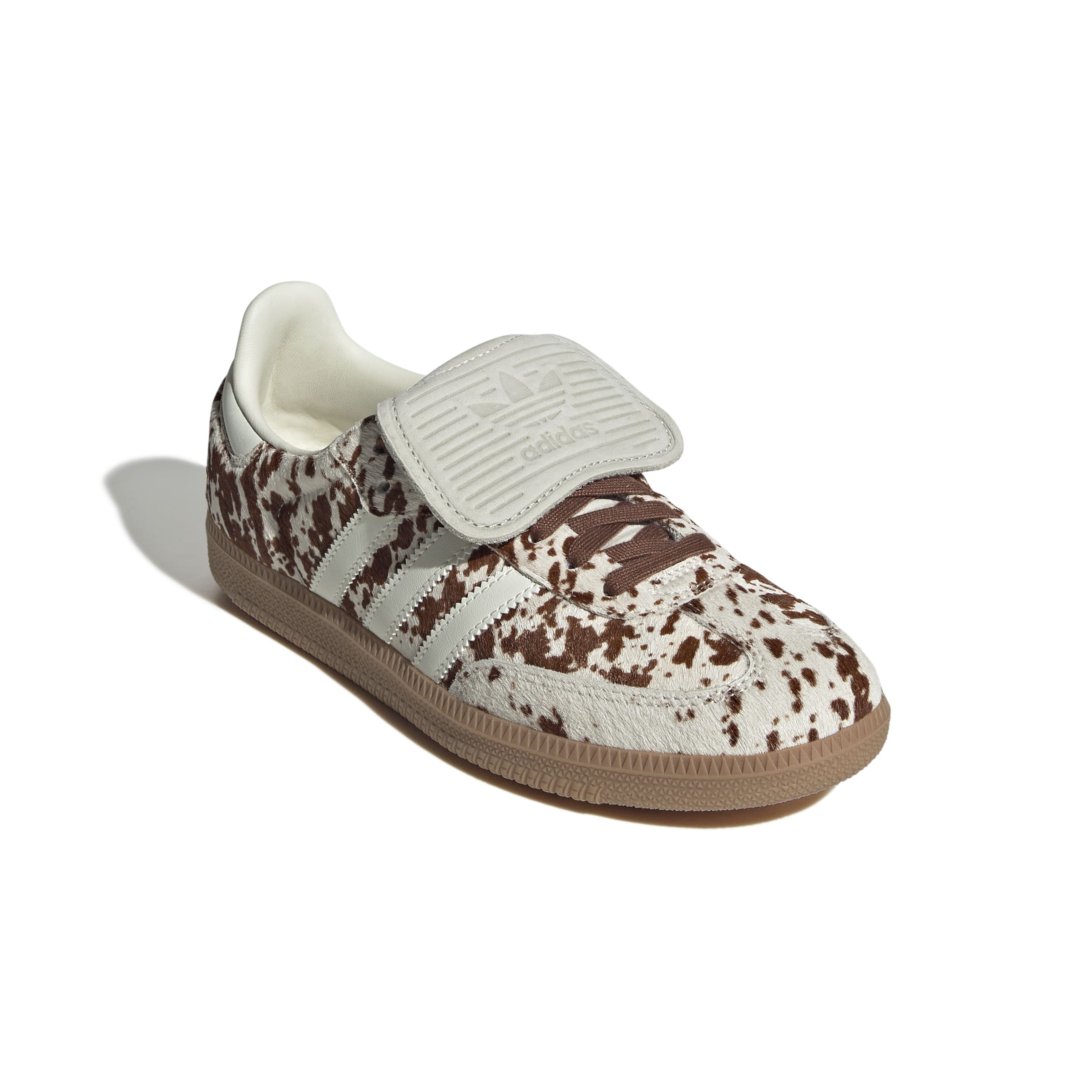 WOMENS ADIDAS SAMBA LT COW PRINT (OFF WHITE / LUCID PINK / GUM)