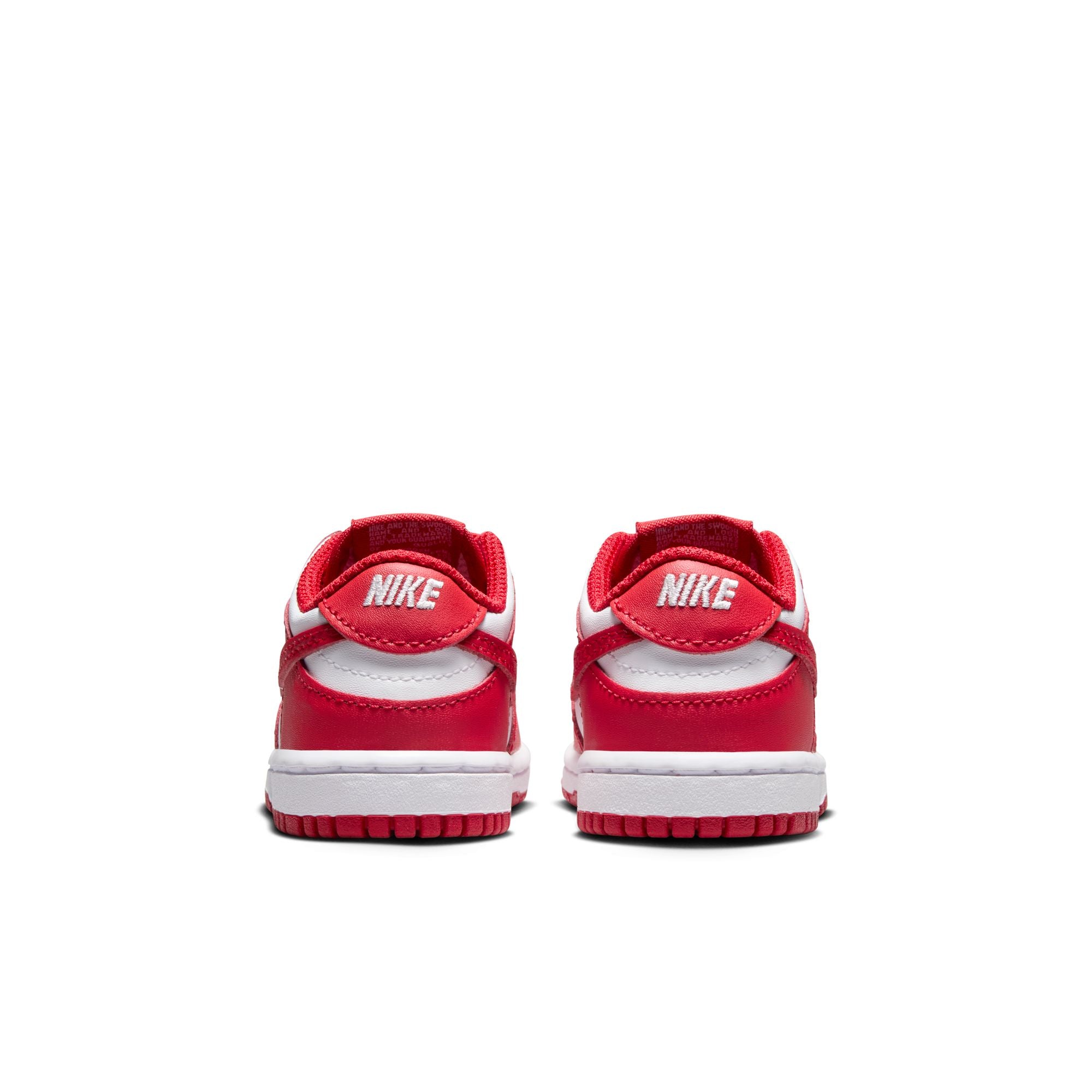 KIDS NIKE DUNK LOW TDE (WHITE/UNIVERSITY RED)