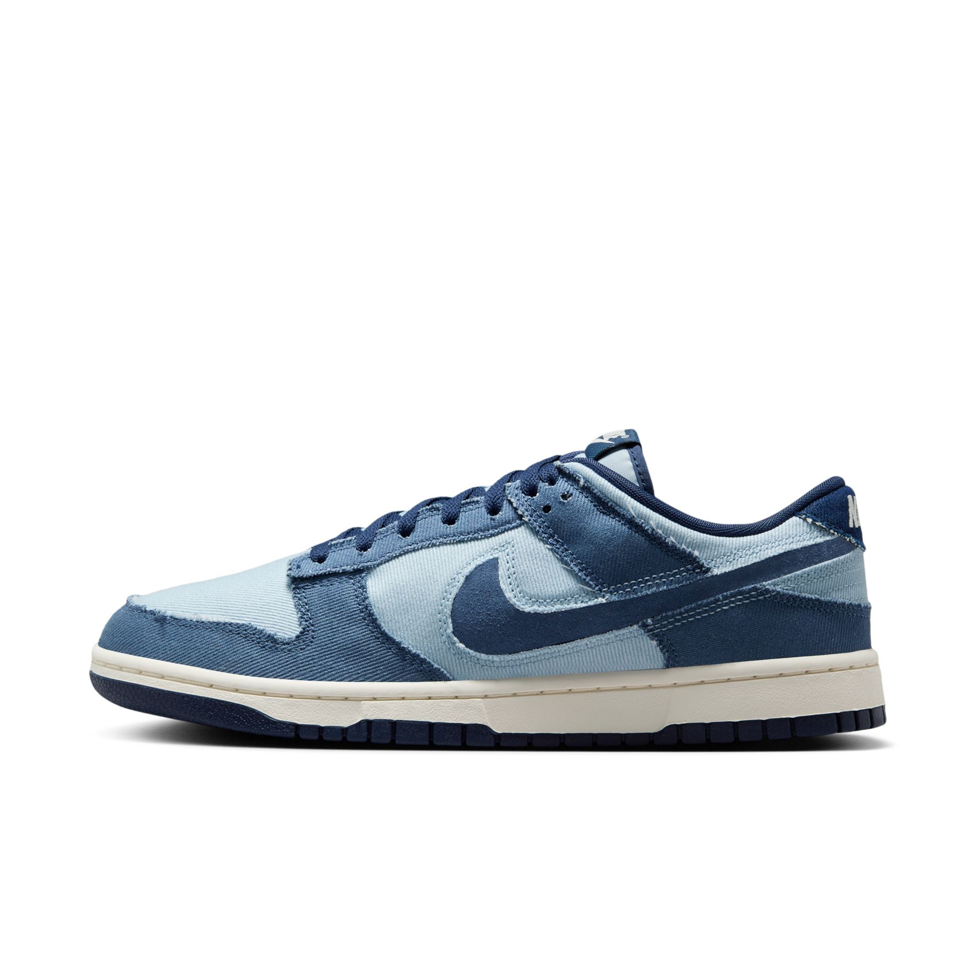 MENS NIKE DUNK LOW RETRO SE (BLUE DENIM)