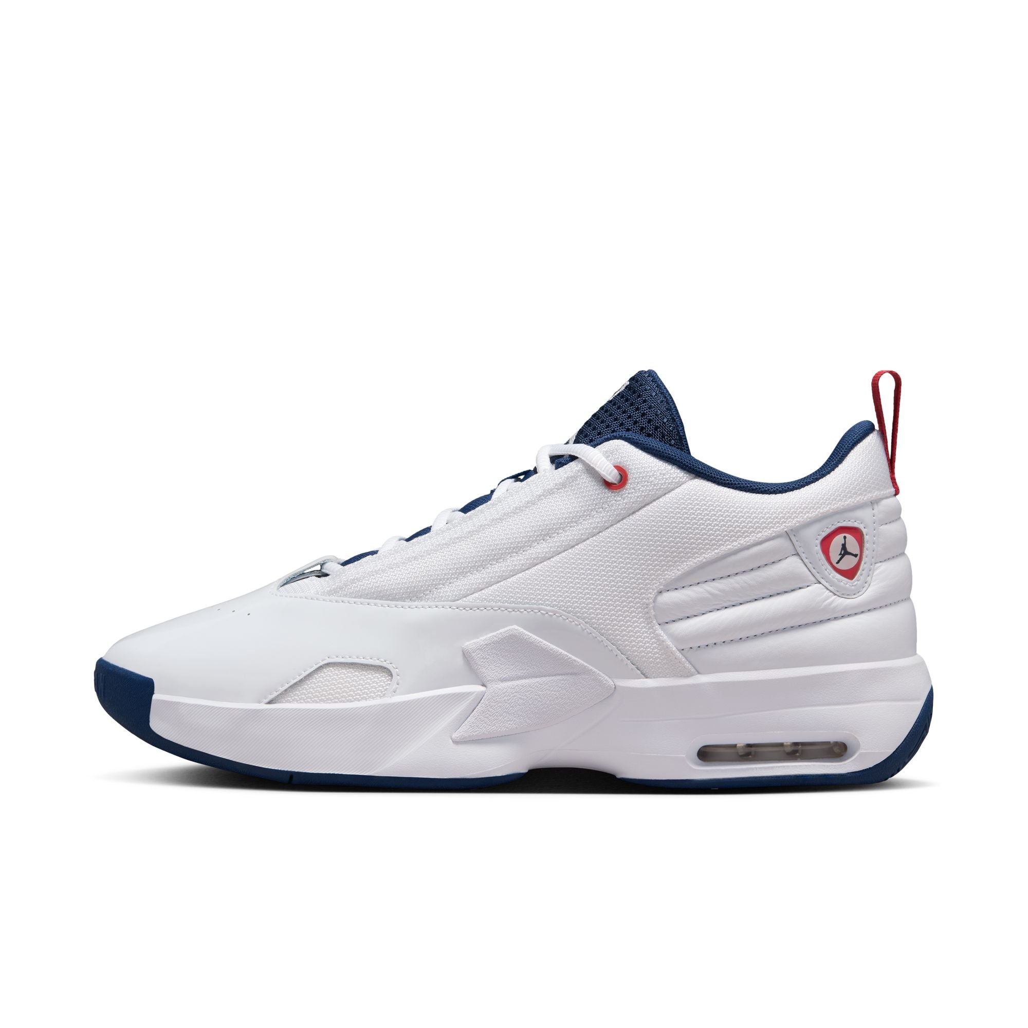 MENS JORDAN MAX AURA 6 (WHITE/MIDNIGHT NAVY/VARSITY RED)