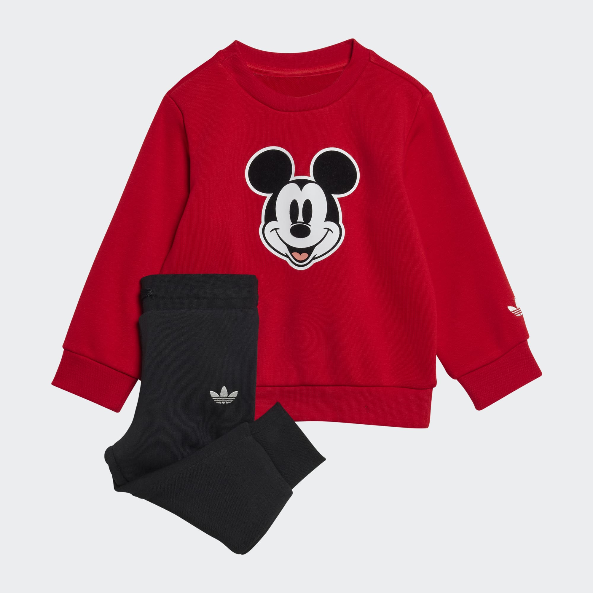 KIDS ADIDAS X DISNEY MICKEY MOUSE CREW SET (RED)