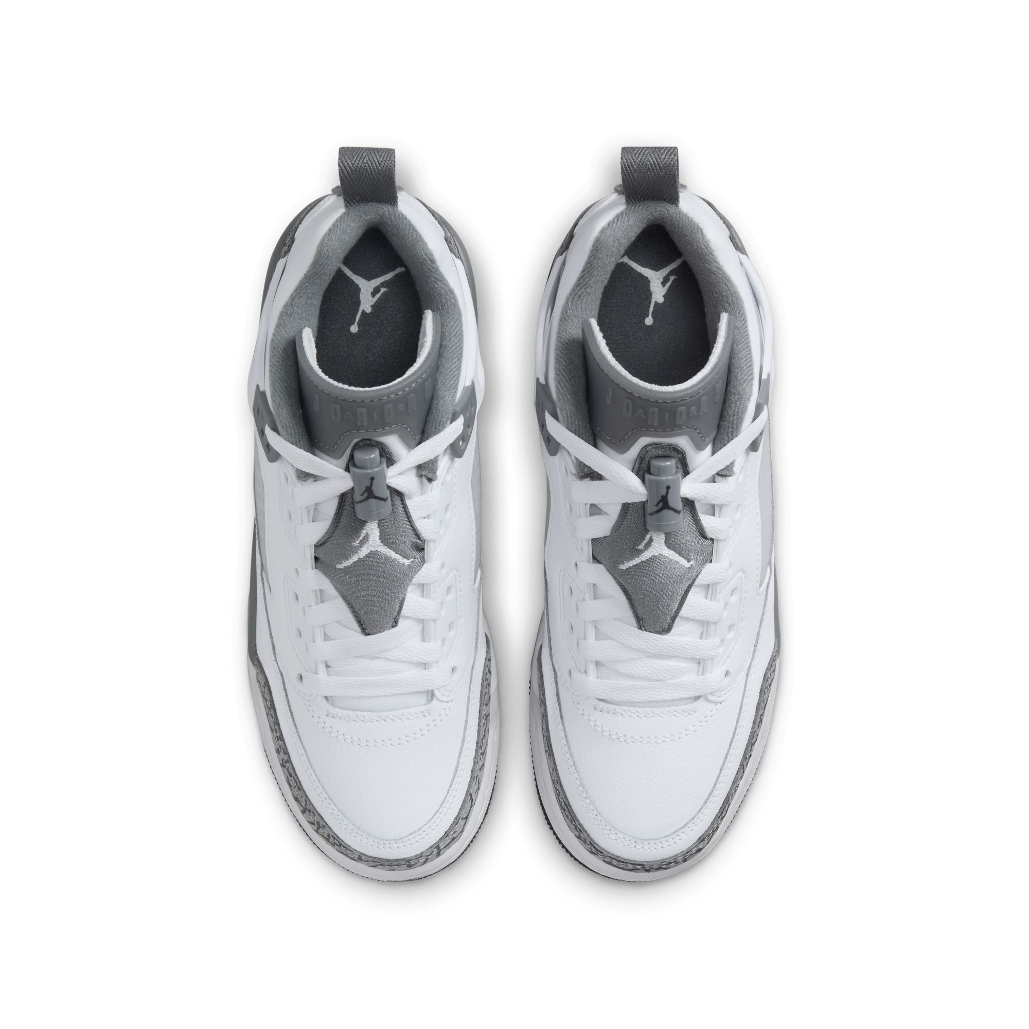 KIDS JORDAN SPIZIKE LOW GS (WHITE/COOL GREY/ANTHRACITE/WOLF GREY)