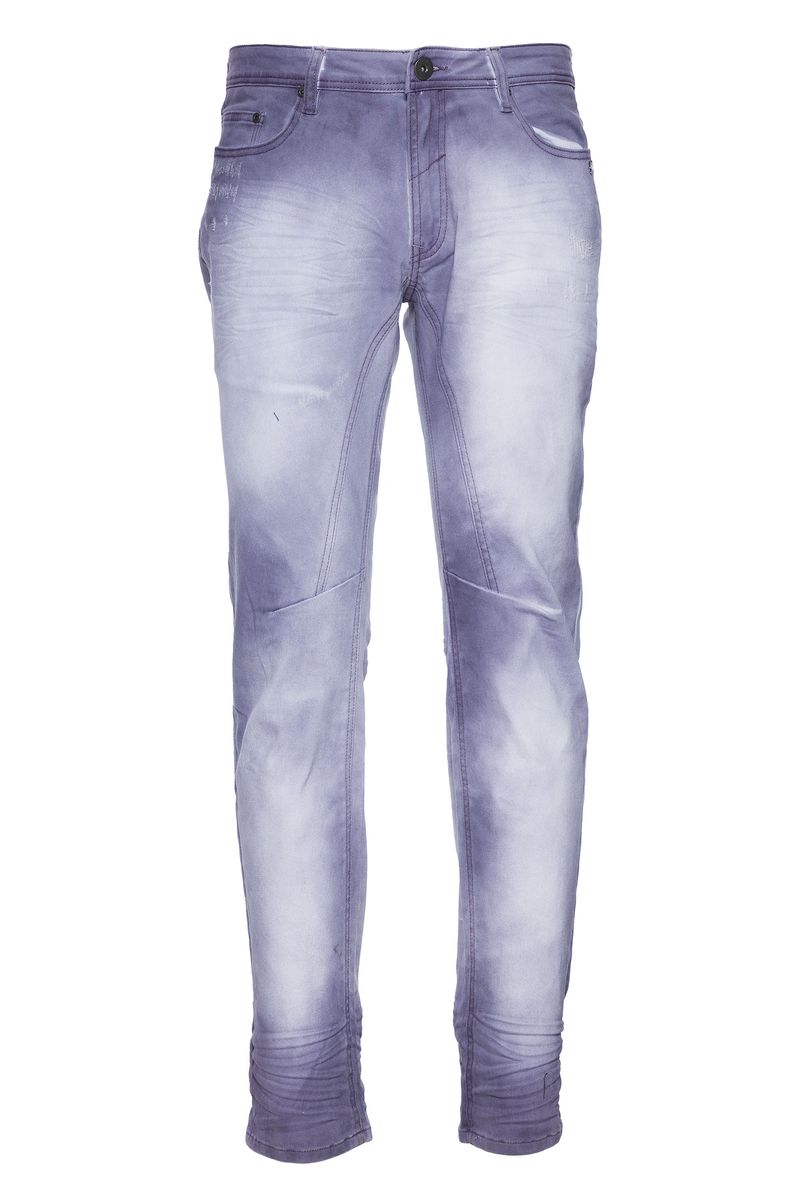 CASPIAN | MENS WASHED TWILL JEAN W/HAND SPRAY (LILAC)