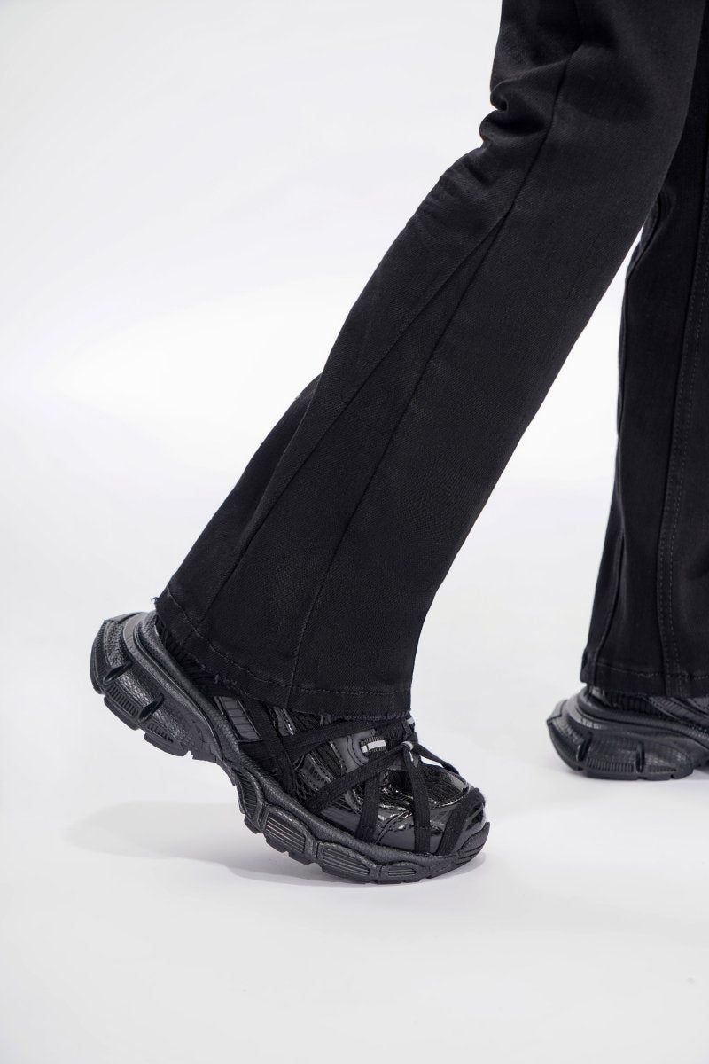 KIDS VALABASAS JR.STACKED JEAN (BLACK)