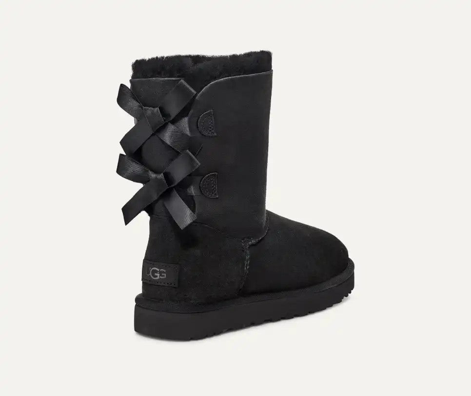 WOMENS UGG BAILEY BOW II (BLACK)