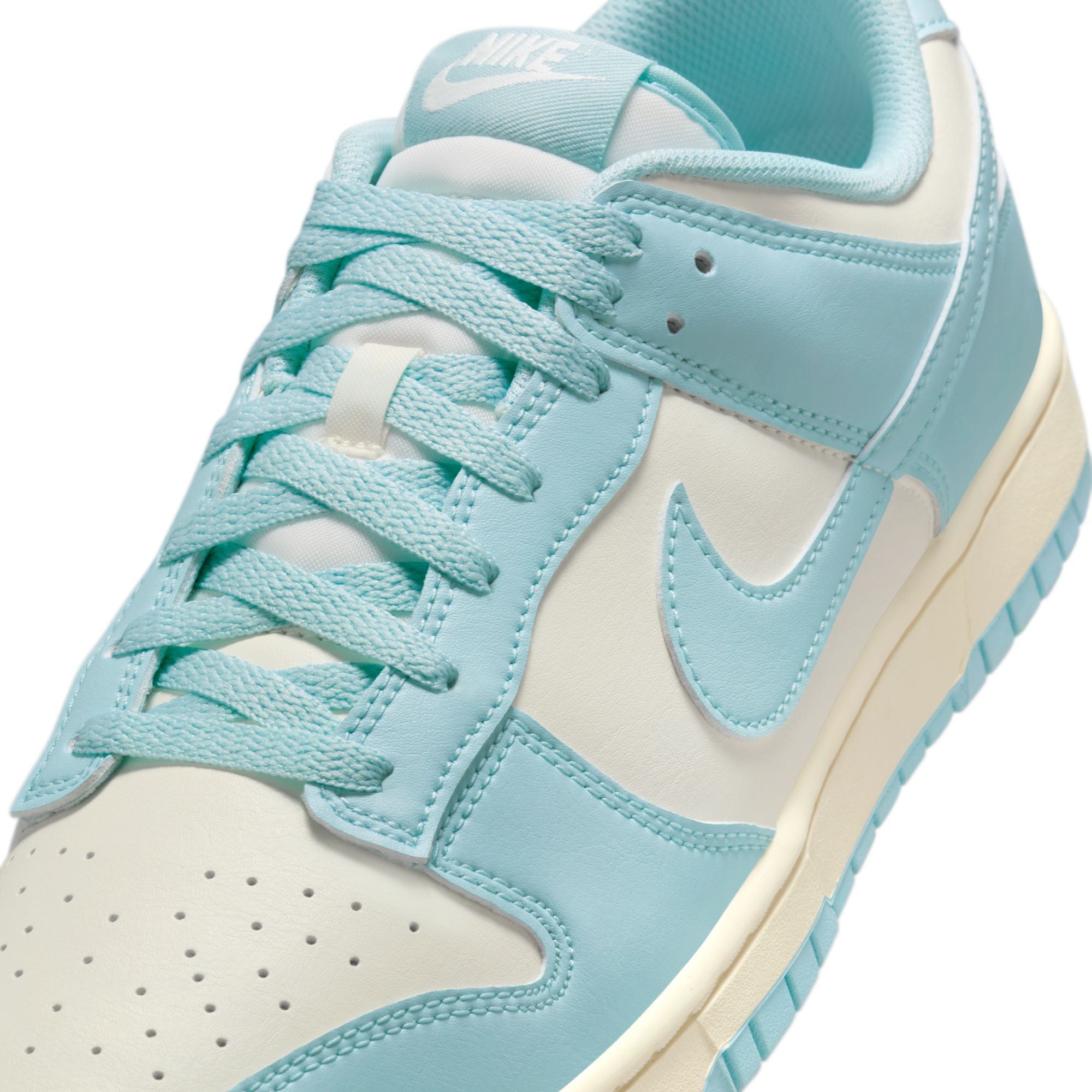 MENS NIKE DUNK LOW RETRO (PALE IVORY/GLACIER BLUE)