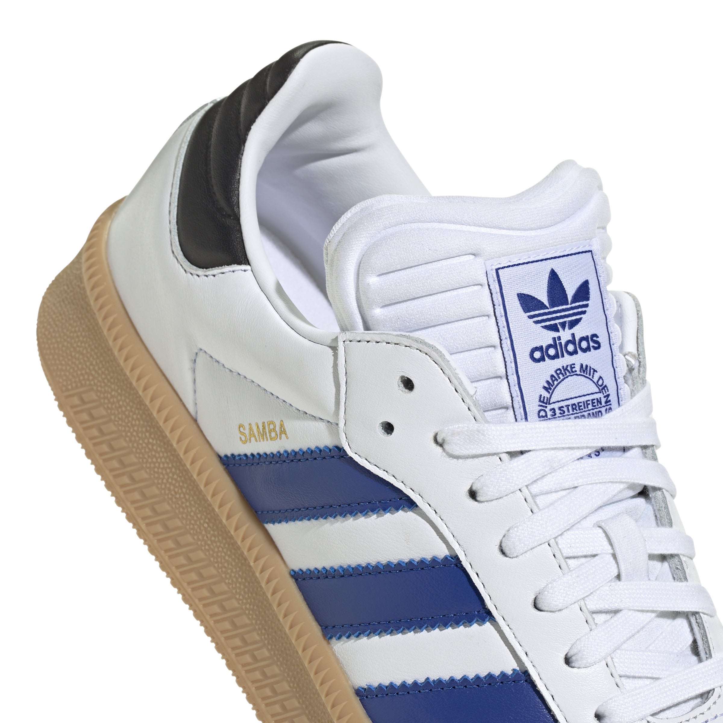 MENS ADIDAS SAMBA XLG (Cloud White / Royal Blue / Pantone)