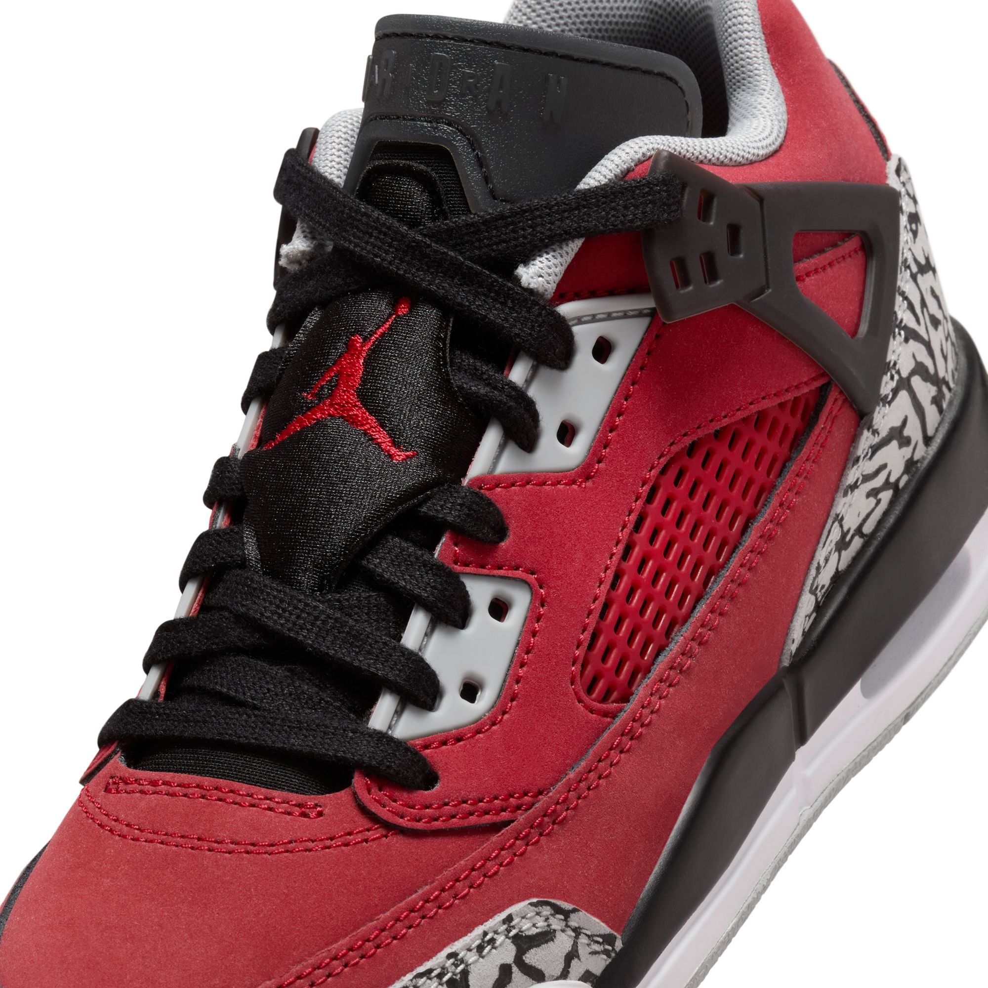 KIDS JORDAN SPIZIKE LOW GS (GYM RED/BLACK/WOLF GREY)