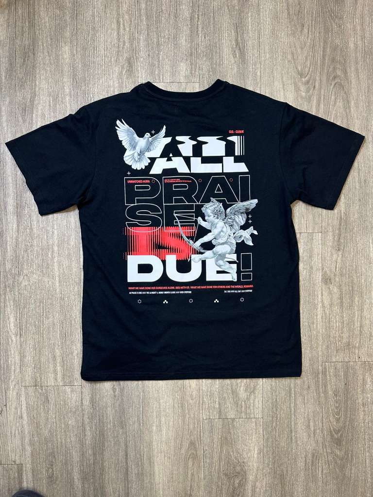 MENS HIGHLY UNDRTD THE ALMIGHTY SHIRT (BLACK/RED)