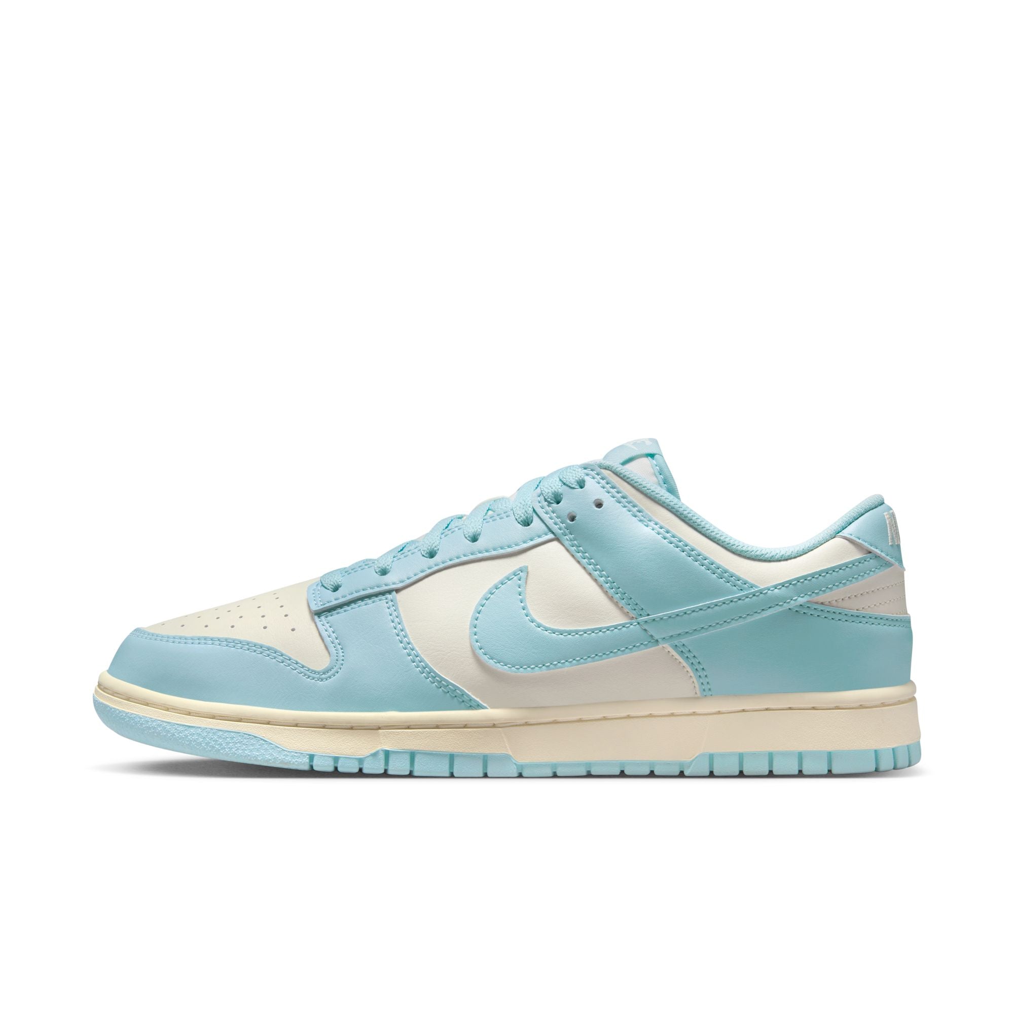 MENS NIKE DUNK LOW RETRO (PALE IVORY/GLACIER BLUE)