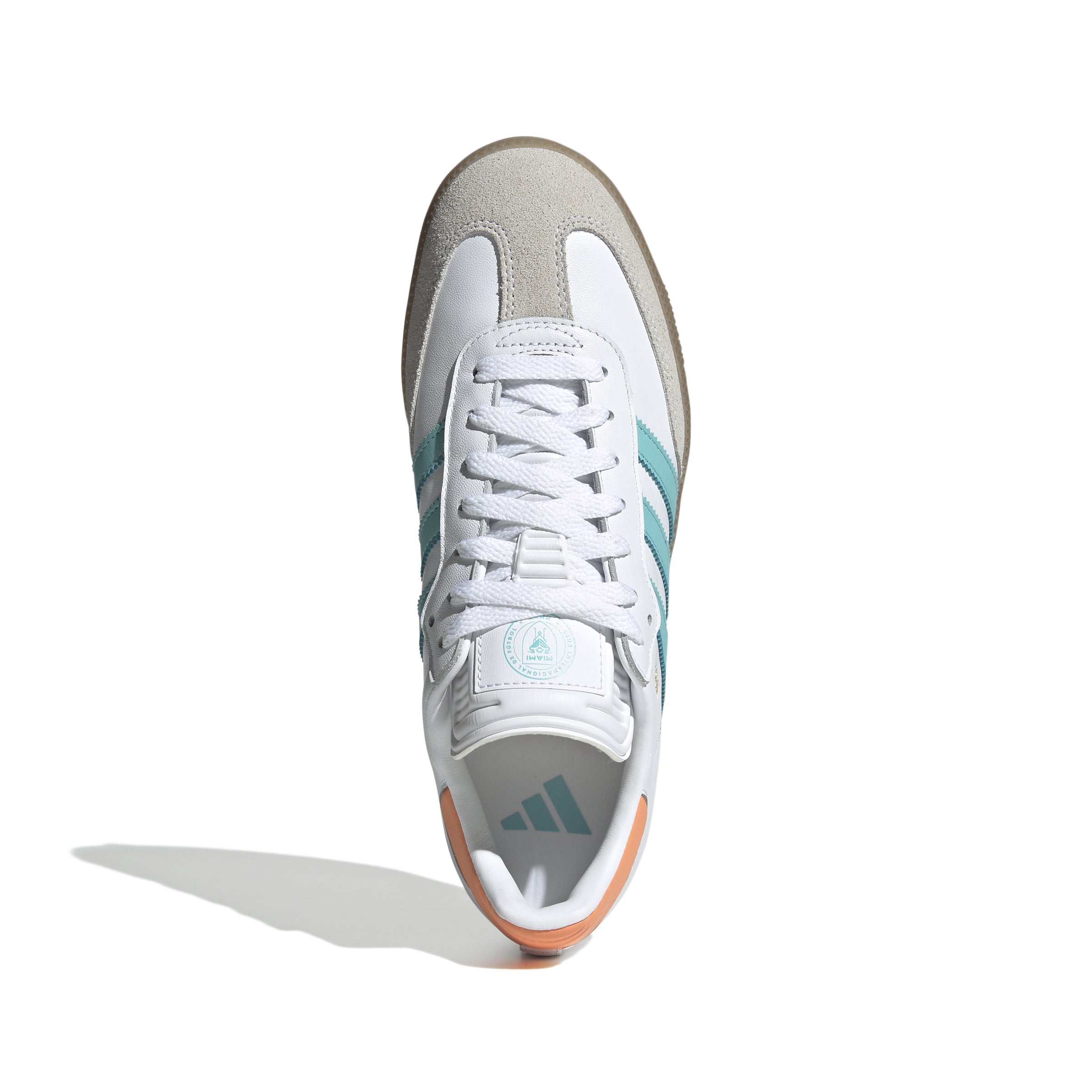 MENS ADIDAS SAMBA INTER MIAMI CF (CLOUD WHITE / EASY MINT / GUM)