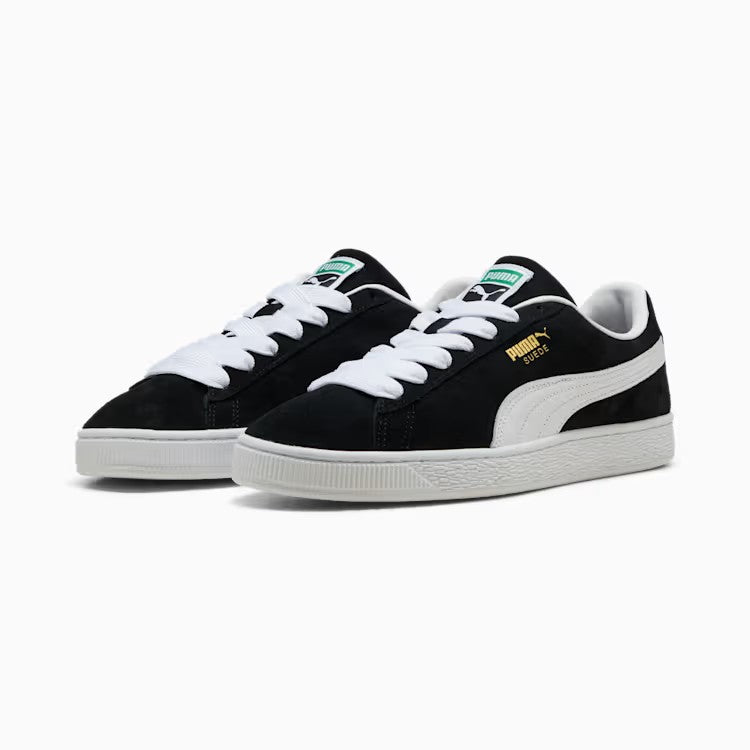 MENS PUMA SUEDE CLASSIC (PUMA BLACK-PUMA WHITE)