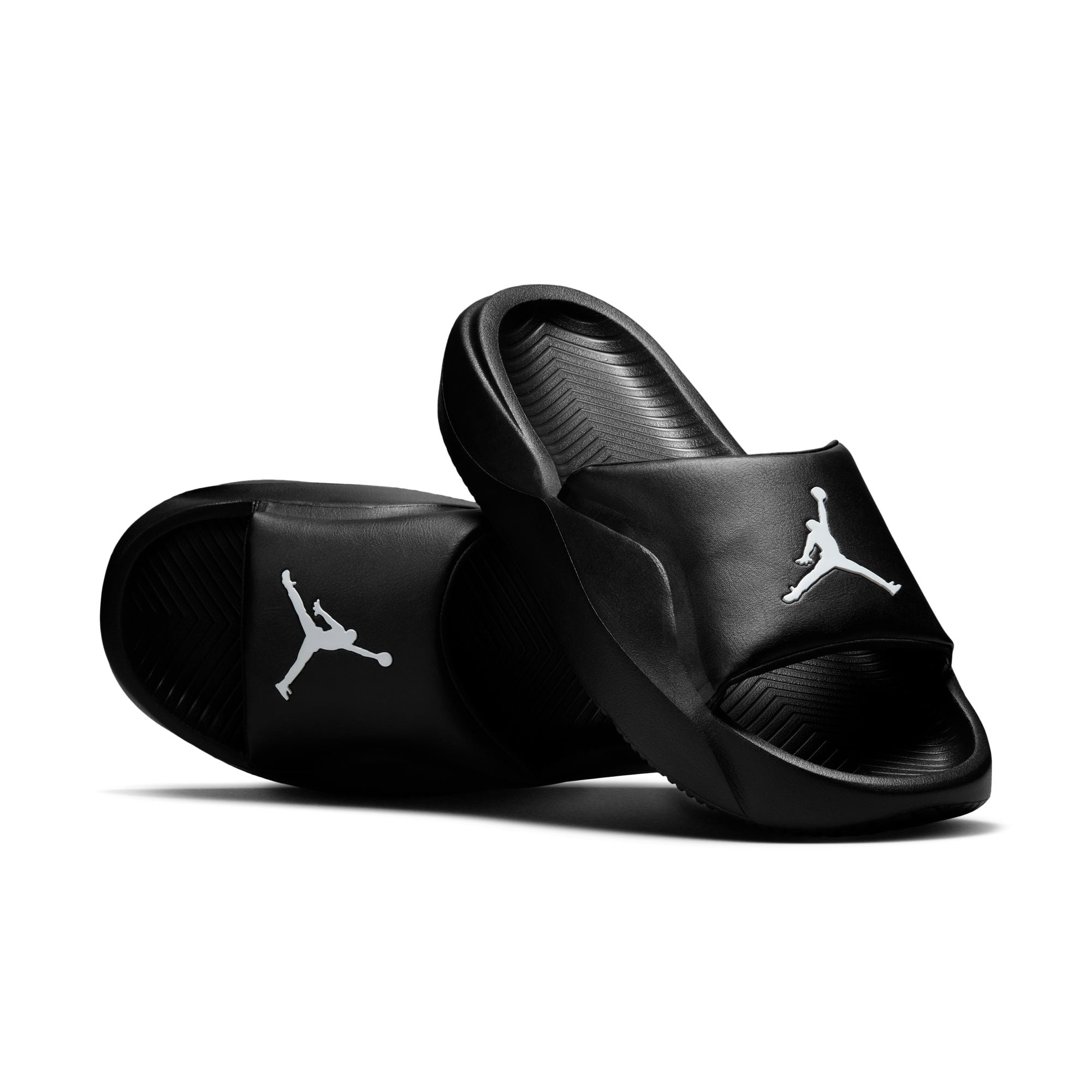 MENS JORDAN FRANCHISE SLIDE (BLACK/WHITE)