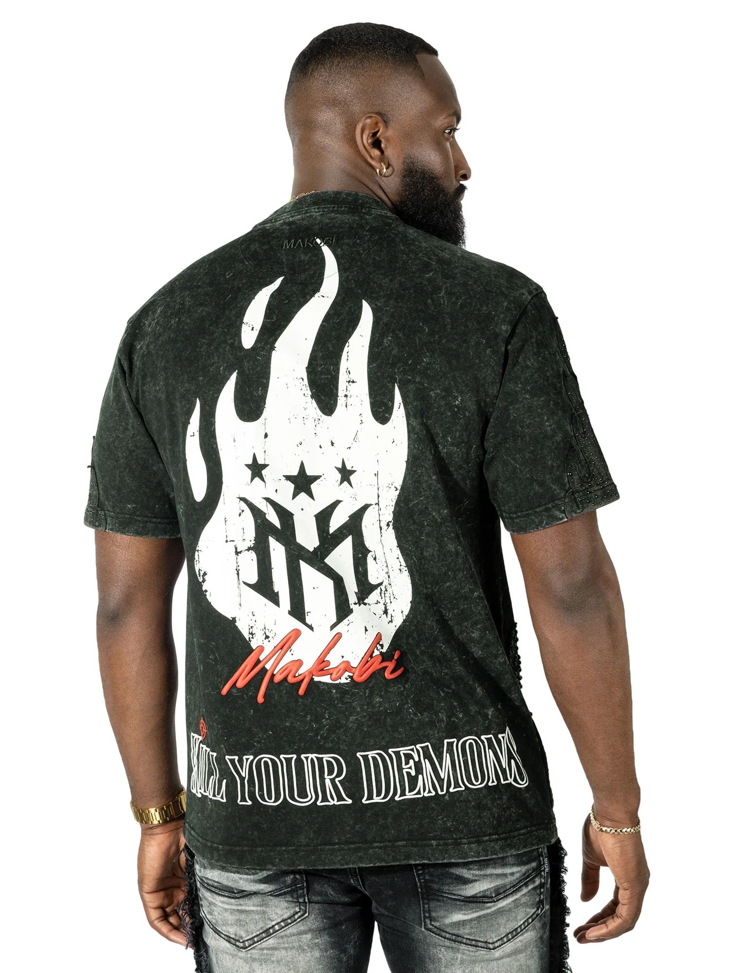 MENS MAKOBI TESORO T-SHIRT (BLACK)