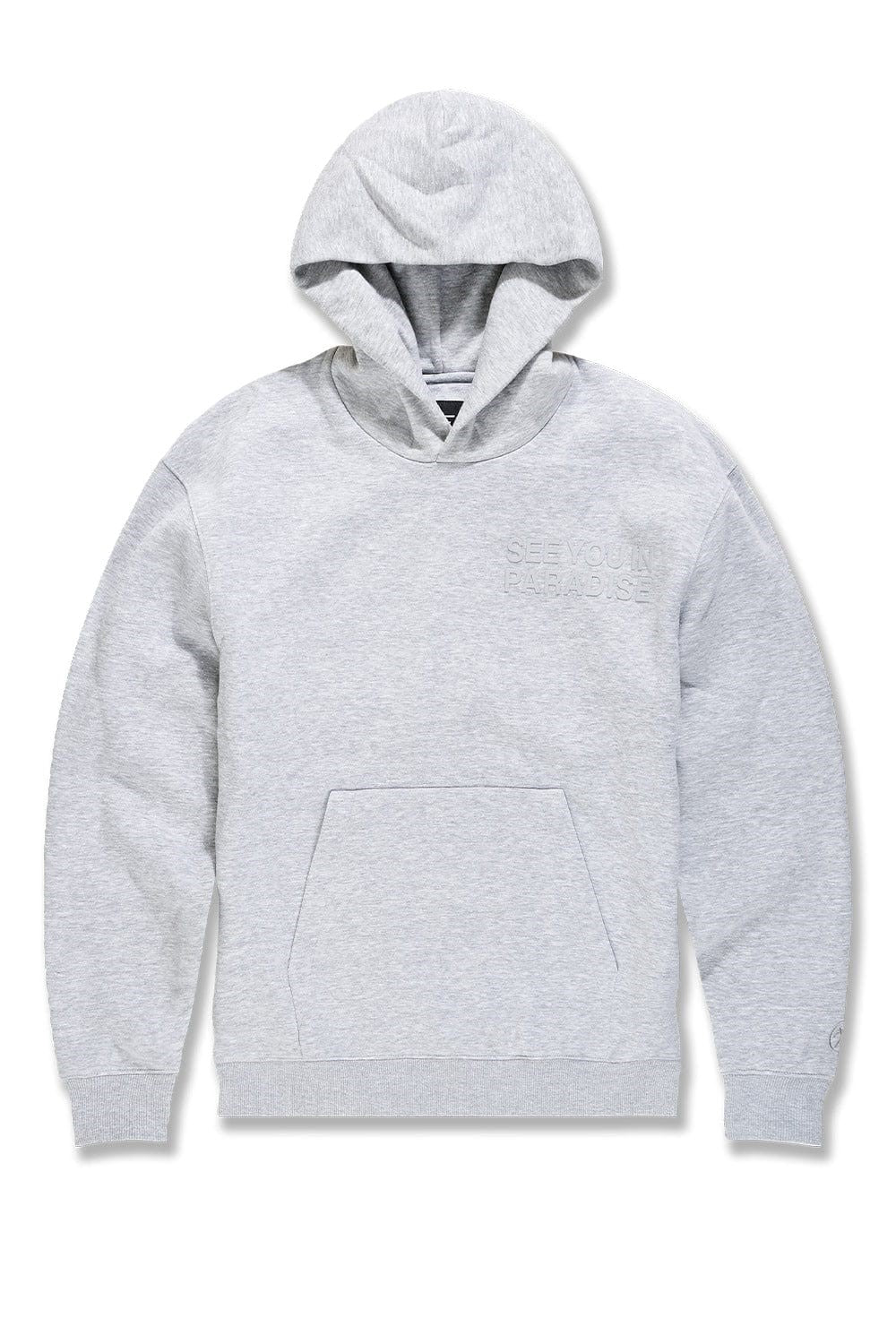 MENS JORDAN CRAIG PARADISE TONAL PULLOVER HOODIE (HEATHER GREY)