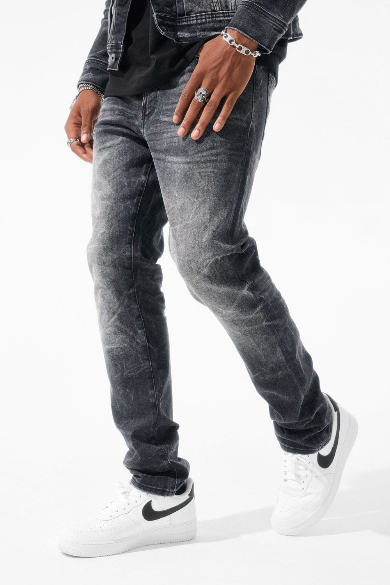 MENS JORDAN CRAIG COLLINS FIT MEADOWLANDS PURE DENIM (BLACK SHADOW)