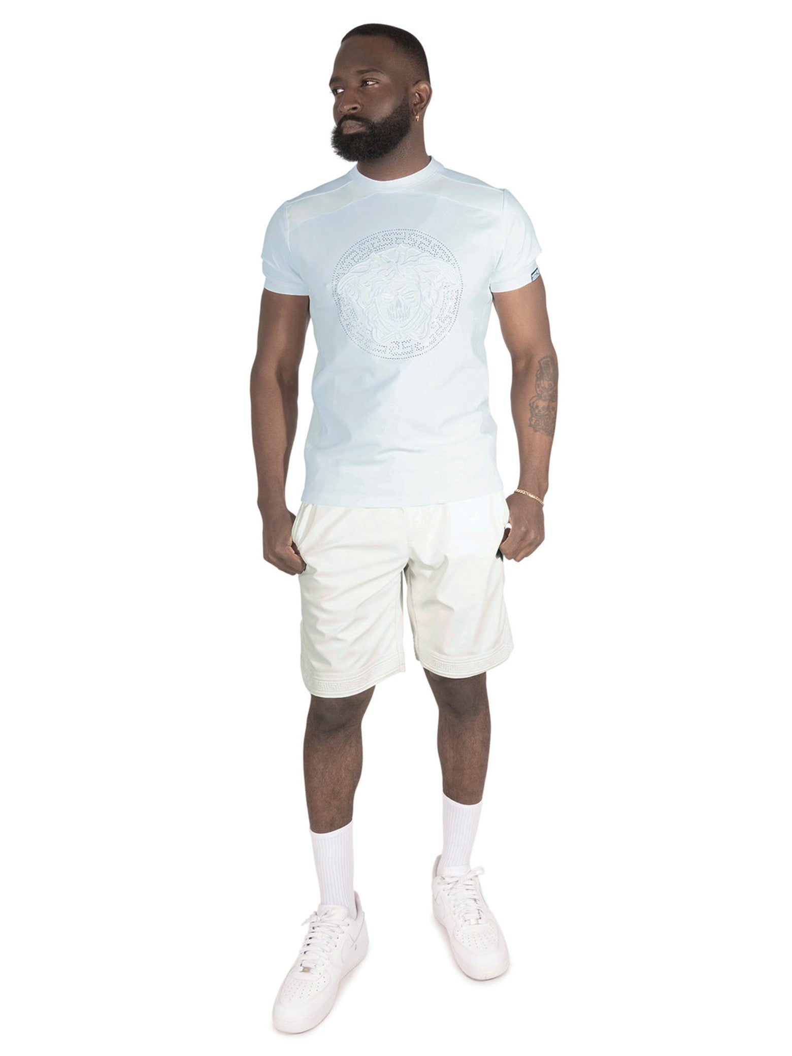MENS MAKOBI BIANCO MEDUSA T-SHIRT (WHITE)