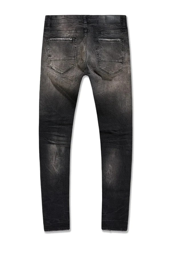 MENS JORDAN CRAIG SEAN FIT JET STREAM DENIM (VINTAGE BLACK)