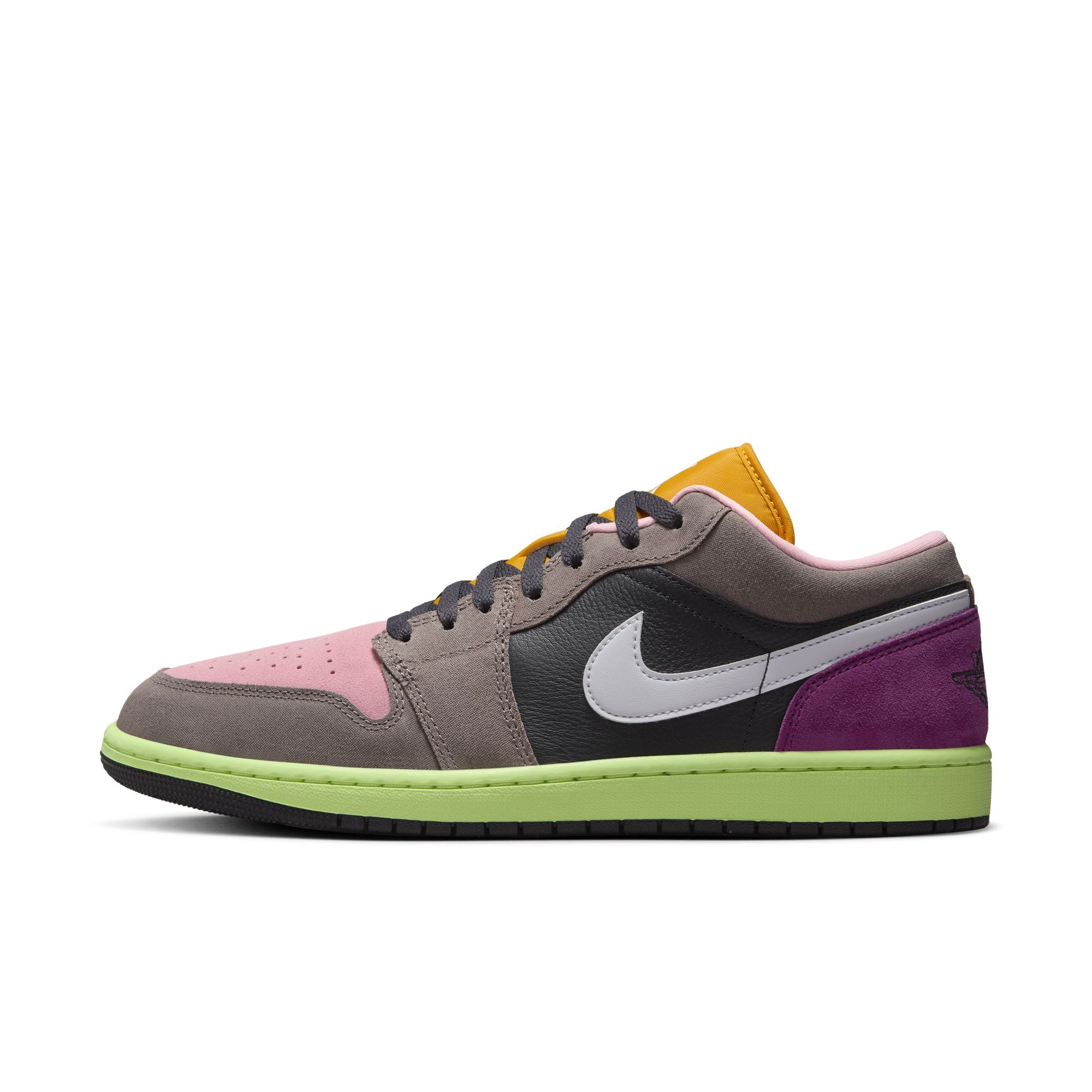 MENS AIR JORDAN 1 LOW SE (OIL GREY/WHITE/CAVE STONE/ARCTIC PUNCH)
