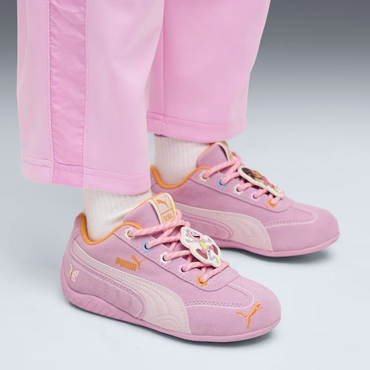 KIDS PUMA X DORA THE EXPLORER SPEEDCAT PS (MAUVE GLOW-POWDER PINK)