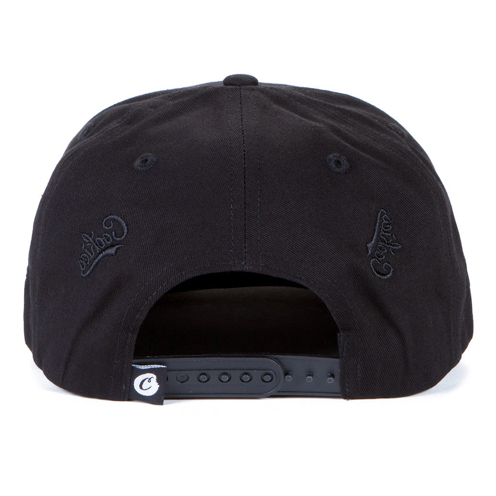 MENS COOKIES BASES LOADED EMBROIDERED SNAPBACK WITH APPLIQUE (BLACK)