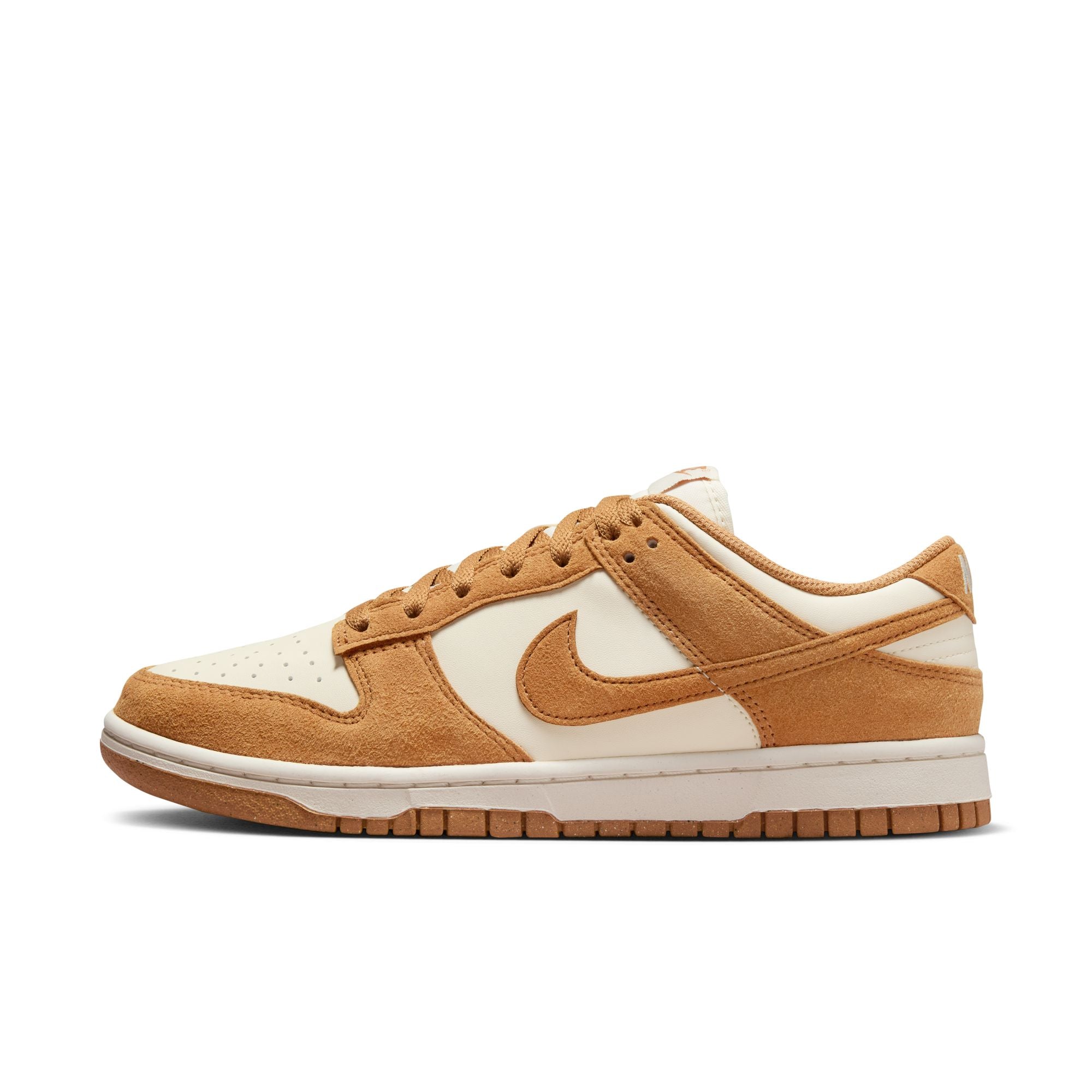 WOMEN'S NIKE DUNK LOW NEXT NATURE (FLAX SUEDE)