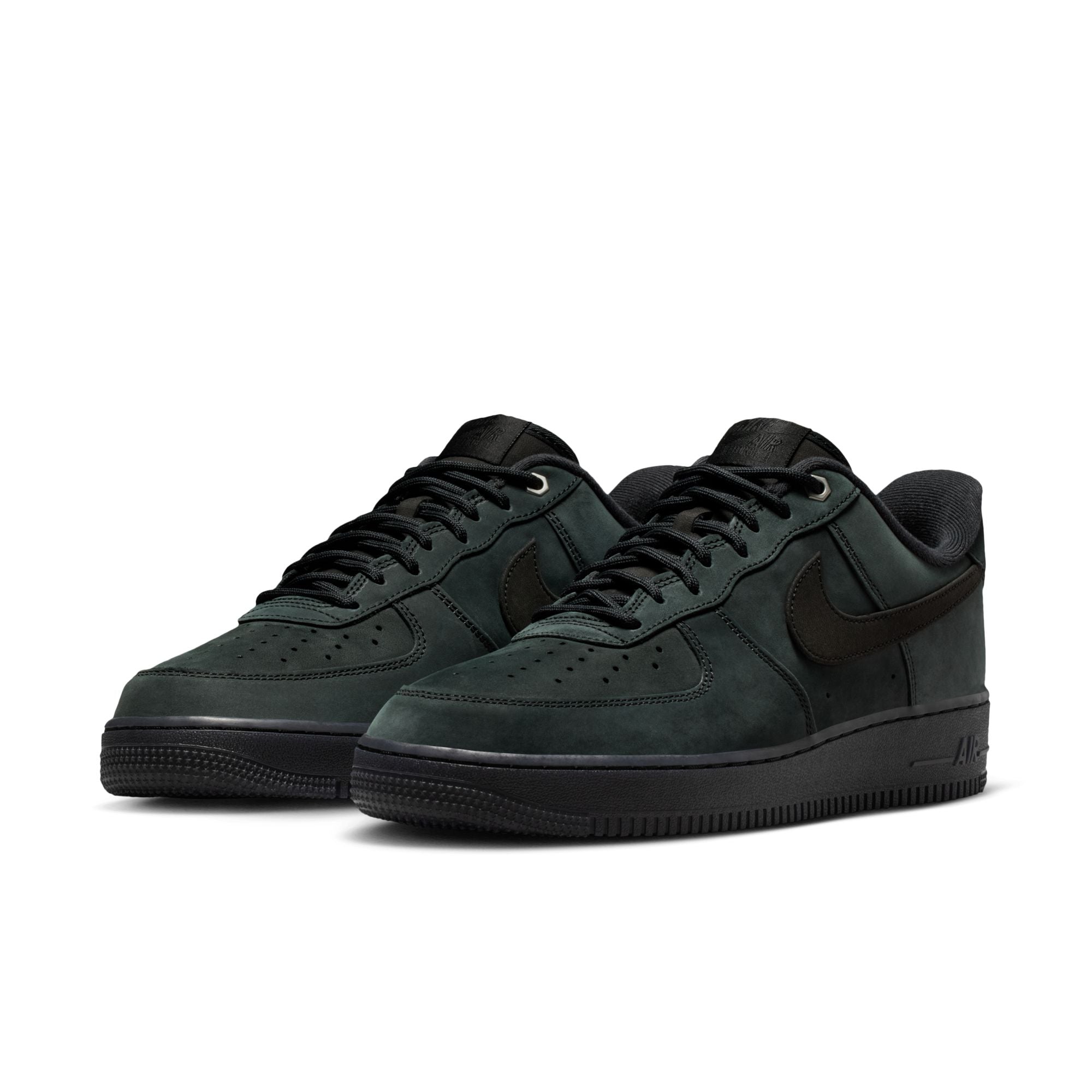 MENS NIKE AIR FORCE 1 '07 WB (BLACK NUBUCK)