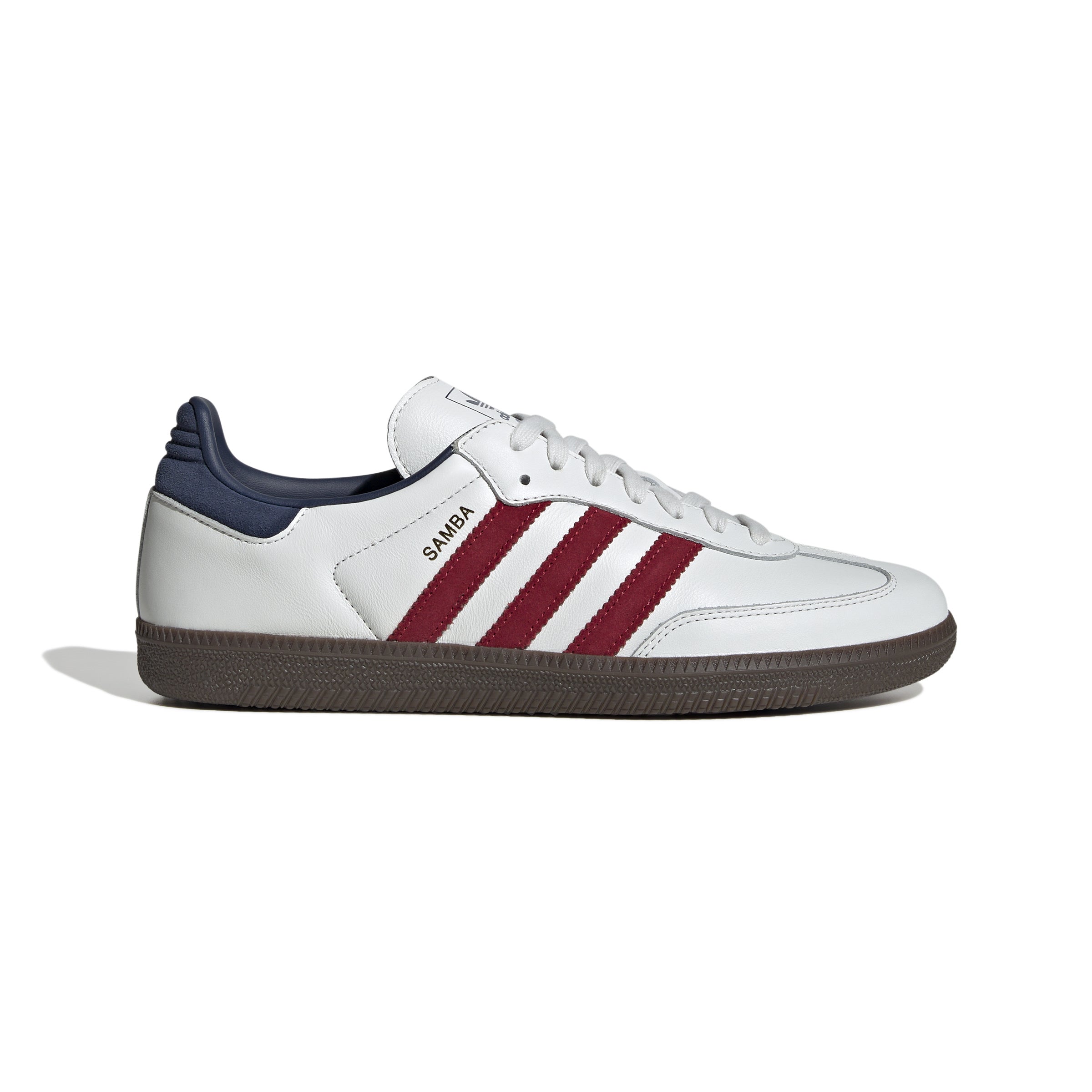 MENS ADIDAS SAMBA OG CORE WHITE TEAM VICTORY RED NIGHT INDIGO