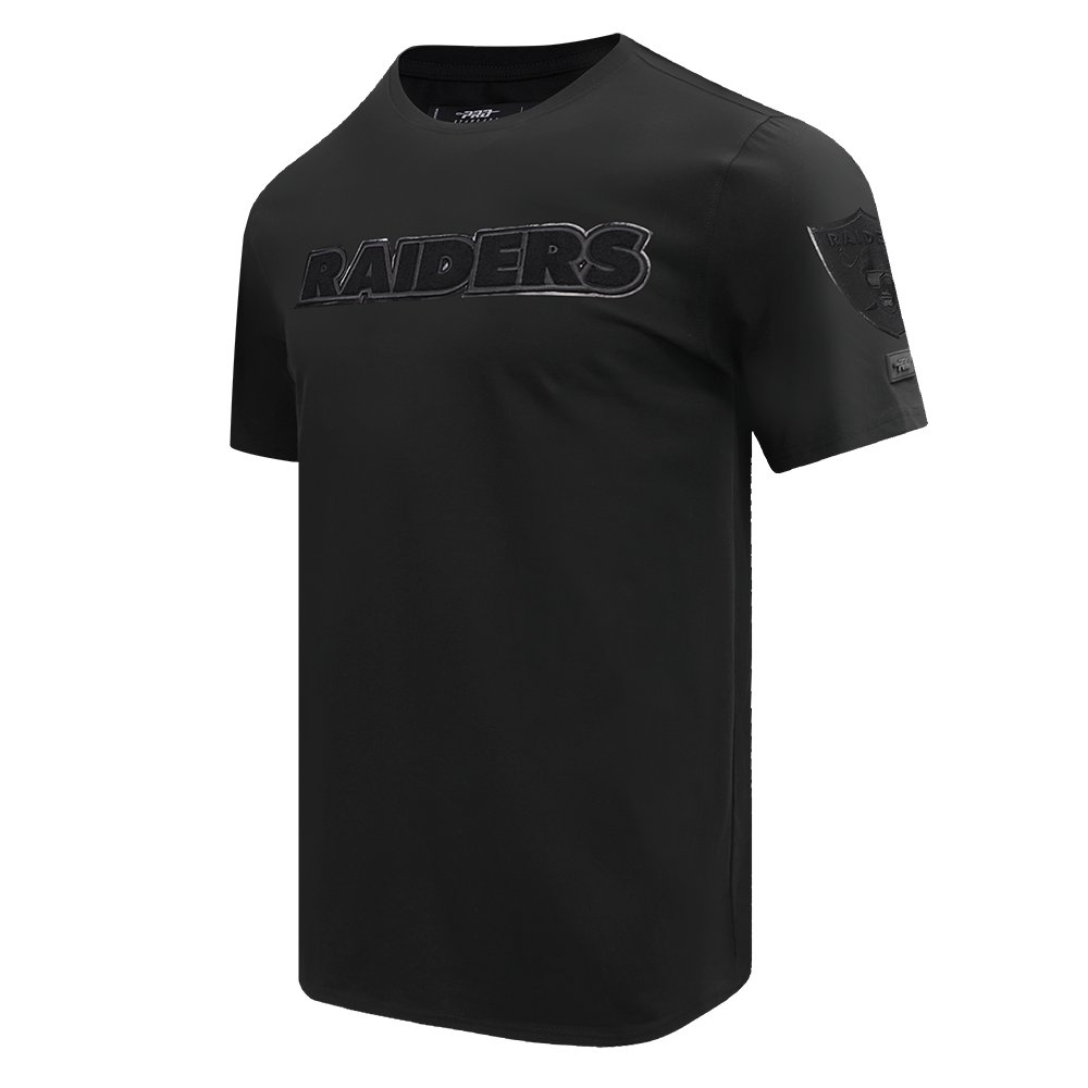 MENS PRO STANDARD LAS VEGAS RAIDERS TRIPLE BLACK SHIRT (BLACK)