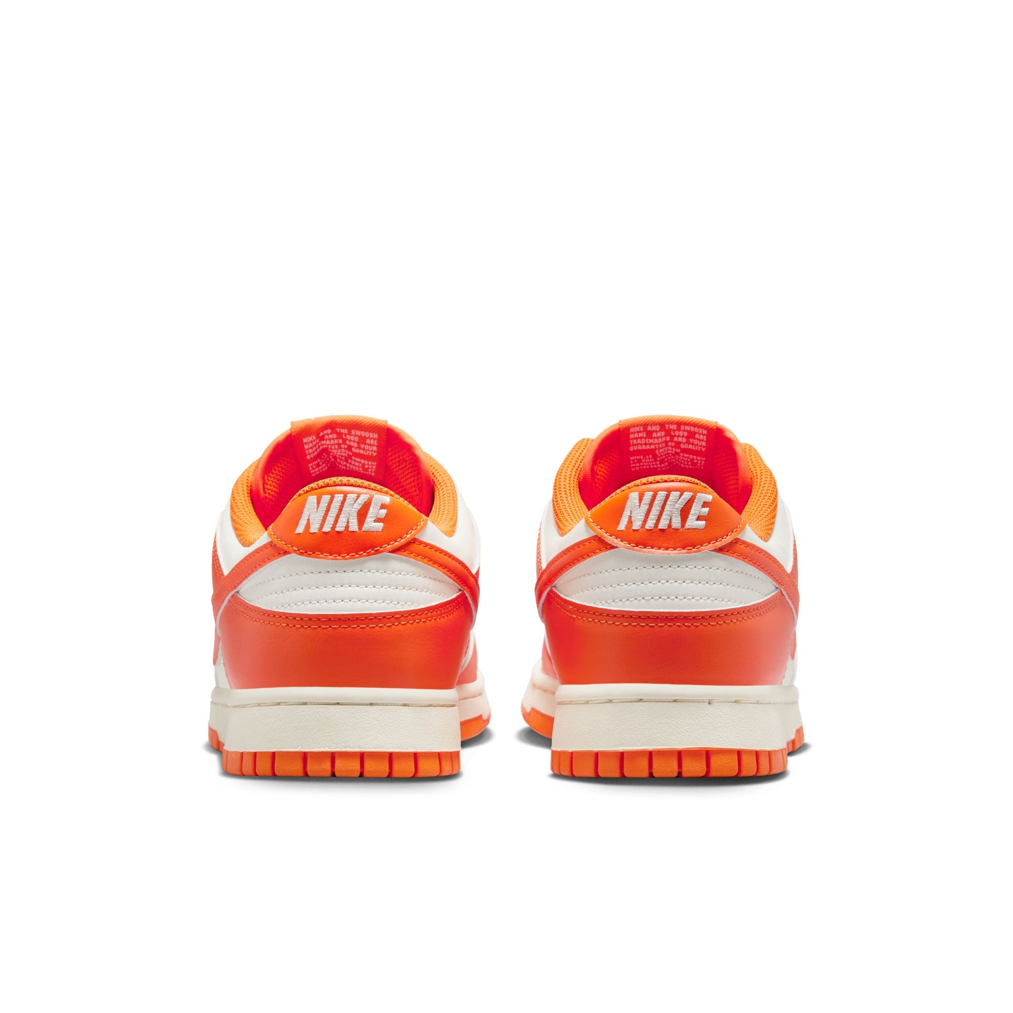 MENS NIKE DUNK LOW RETRO (PALE IVORY/SAFETY ORANGE)