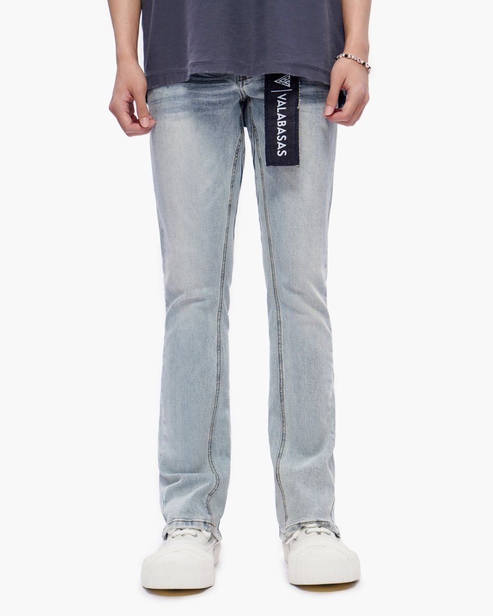 MENS VALABASAS "MR.STACKED" JEAN (DENIM BLUE)