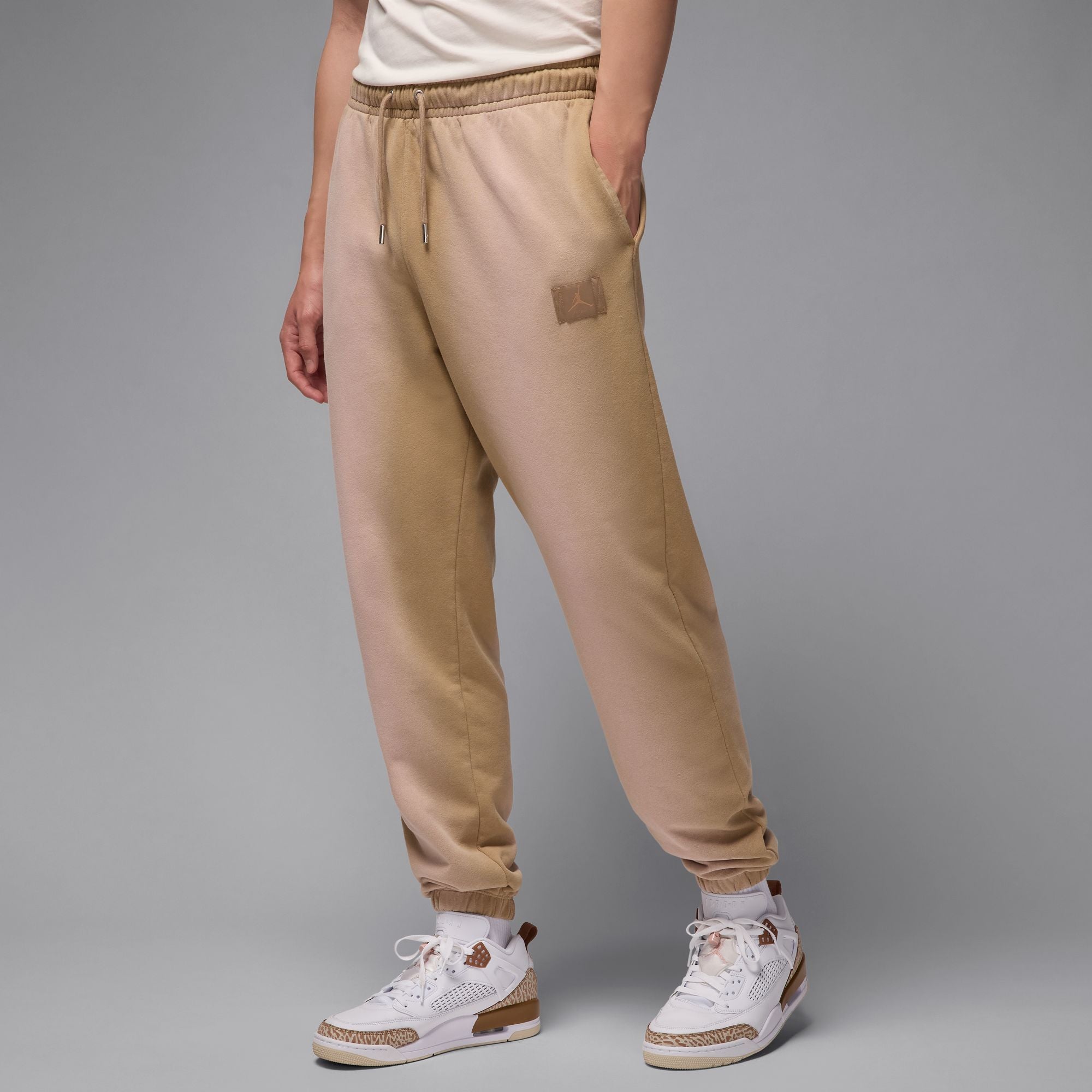 MENS JORDAN FLIGHT WASH FLEECE PANT (DESERT CAMO)