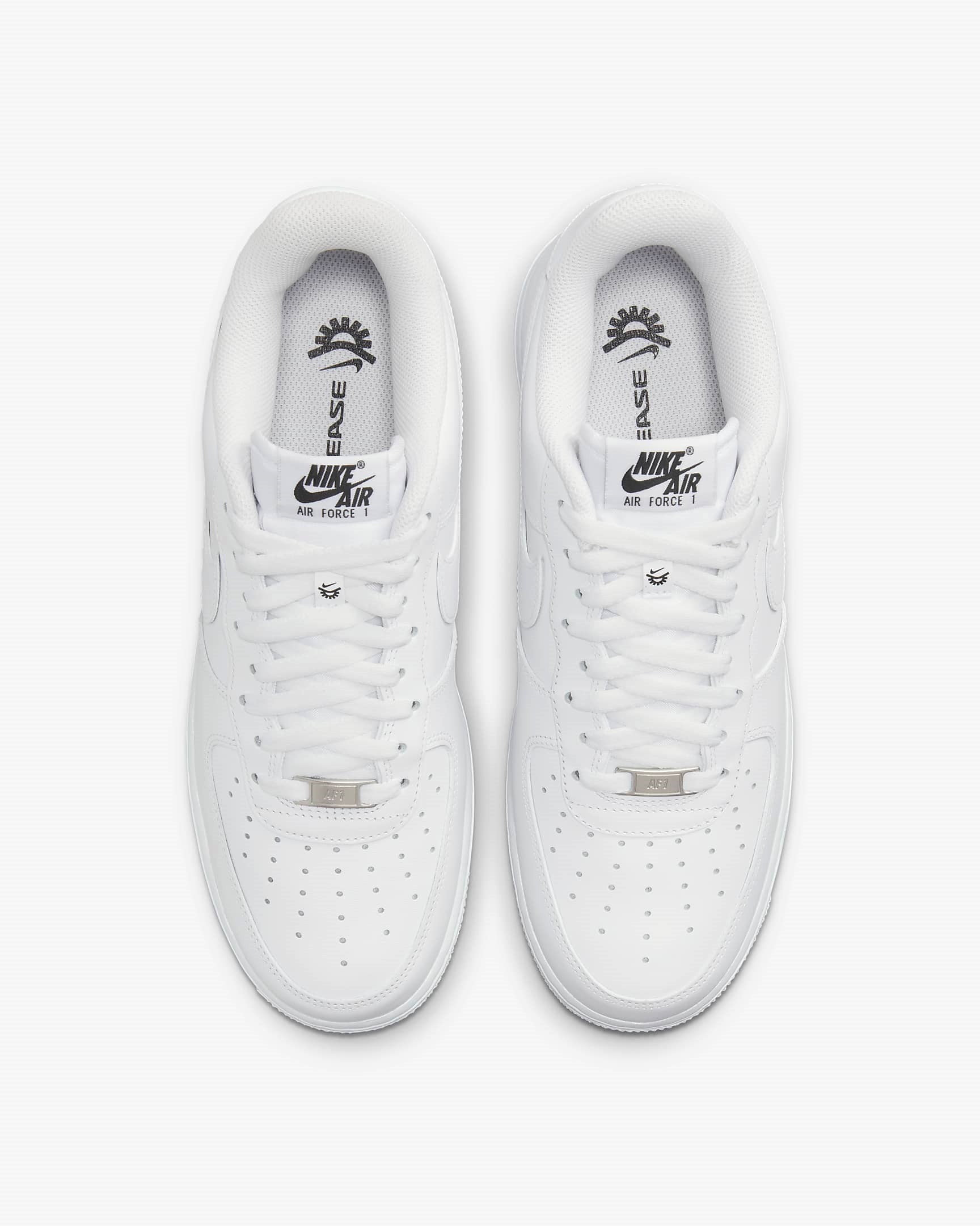 MENS NIKE AIR FORCE 1 '07 EASYON (WHITE)