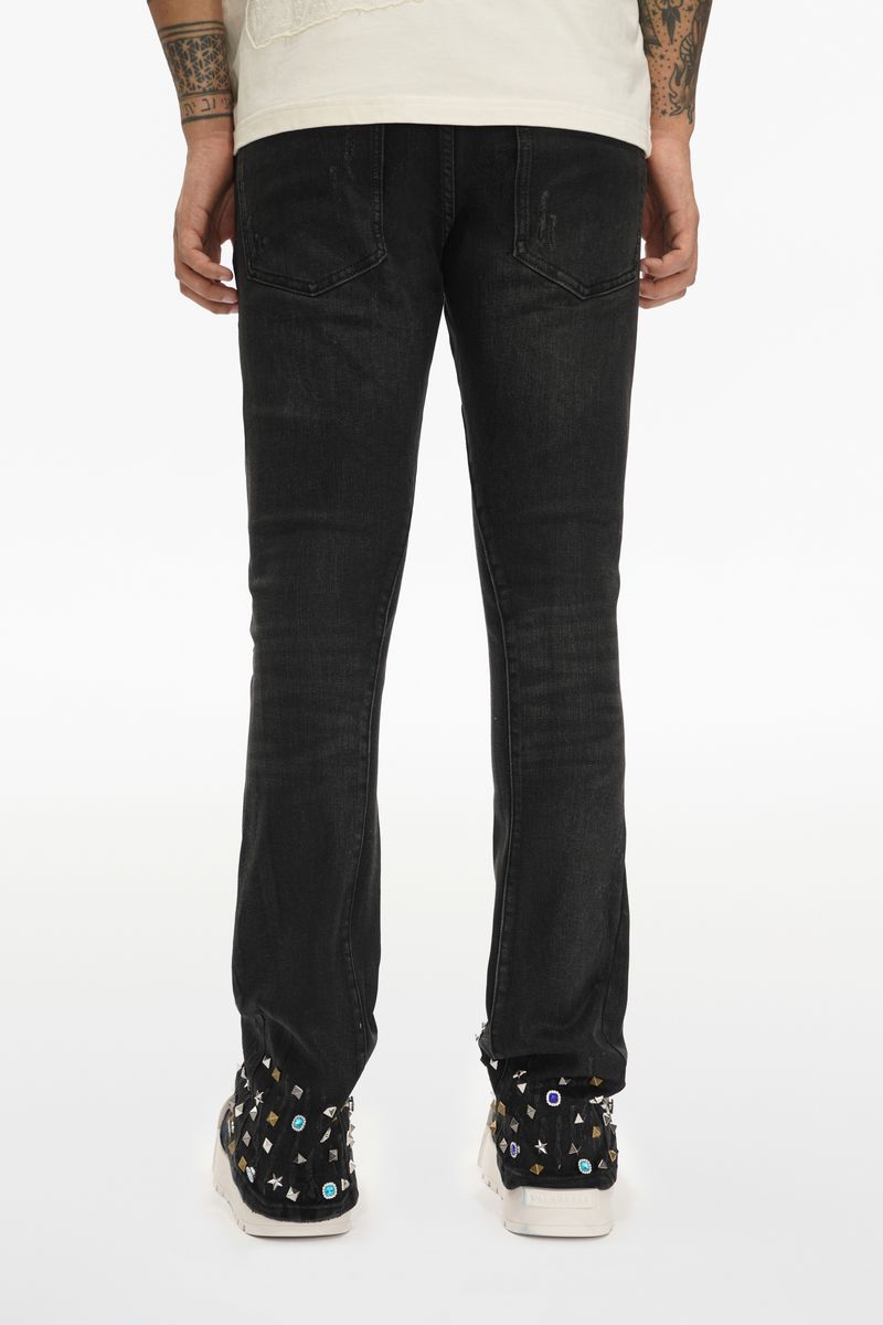 MENS VALABASAS ION - 33'' INSEAM-STACKED JEAN (GREY WASHED WAXED)