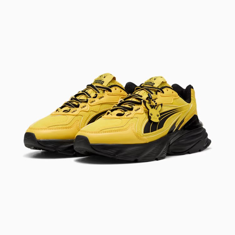 KIDS PUMA X POKÉMON FADE PIKACHU JR (ENERGIZING YELLOW-PUMA BLACK)