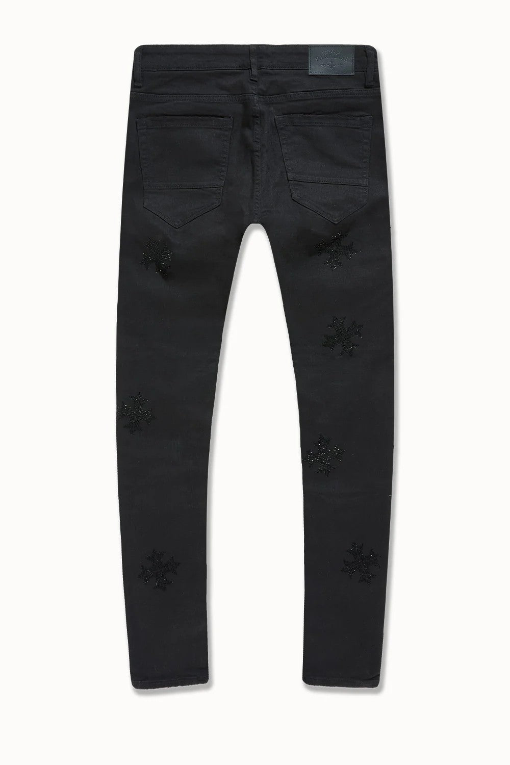 MENS JORDAN CRAIG SLIM TAPER SEAN FIT LIMELIGHT DENIM (JET BLACK)