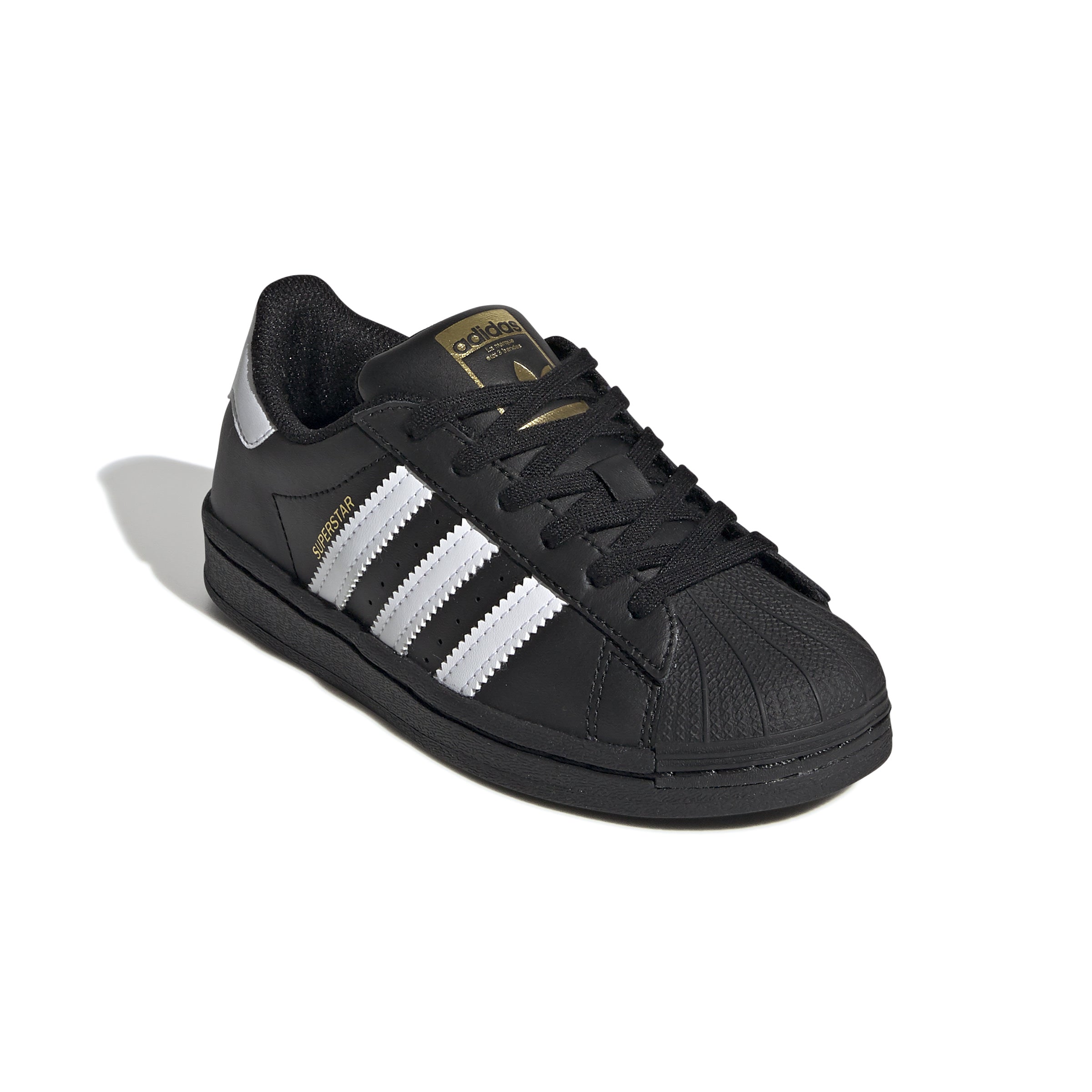 Little Kids ADIDAS SUPERSTAR PS (BLACK/WHITE)