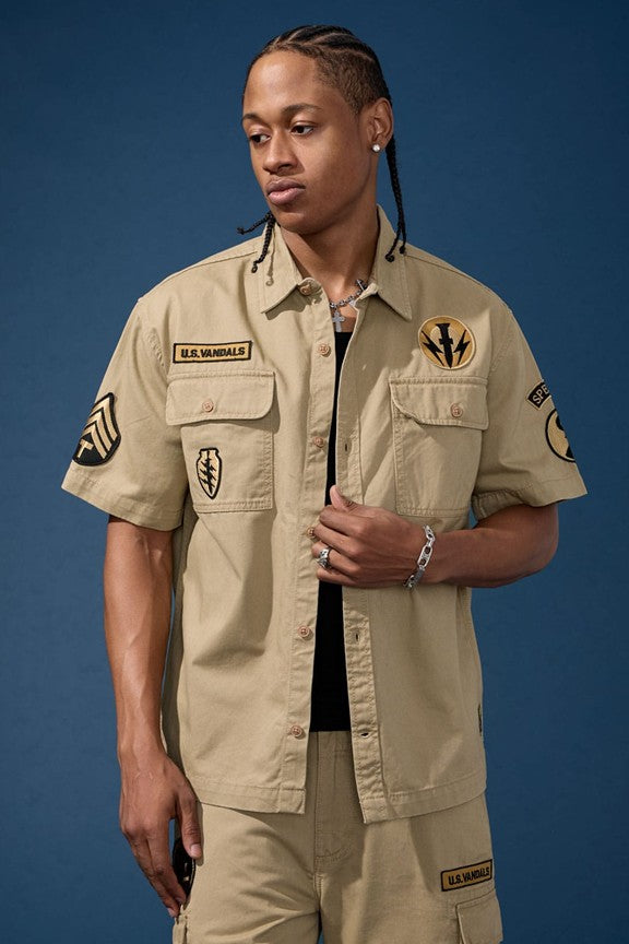 MENS JORDAN CRAIG PRESTIGE WORK SHIRT (KHAKI)