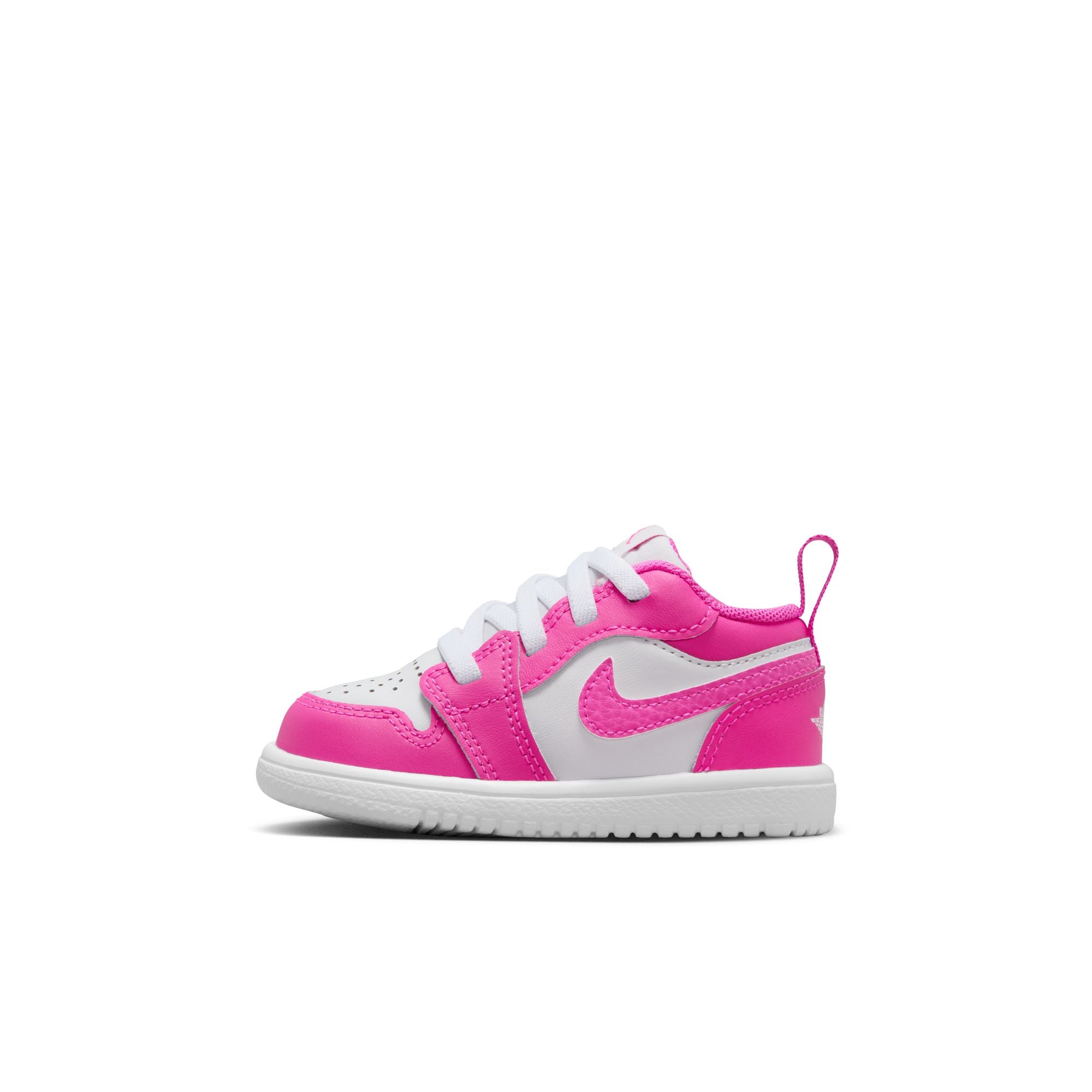 KIDS JORDAN 1 LOW ALT TD (FIRE PINK/IRIS WHISPER/WHITE)