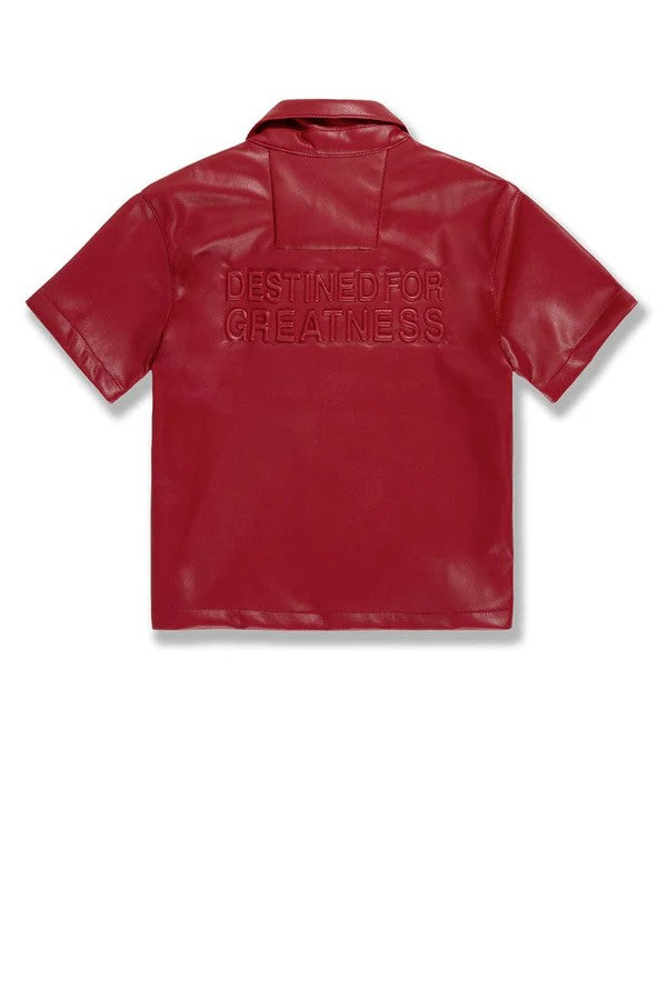 KIDS JORDAN CRAIG DESTINED FOR GREATNESS S/S SHIRT (RED)