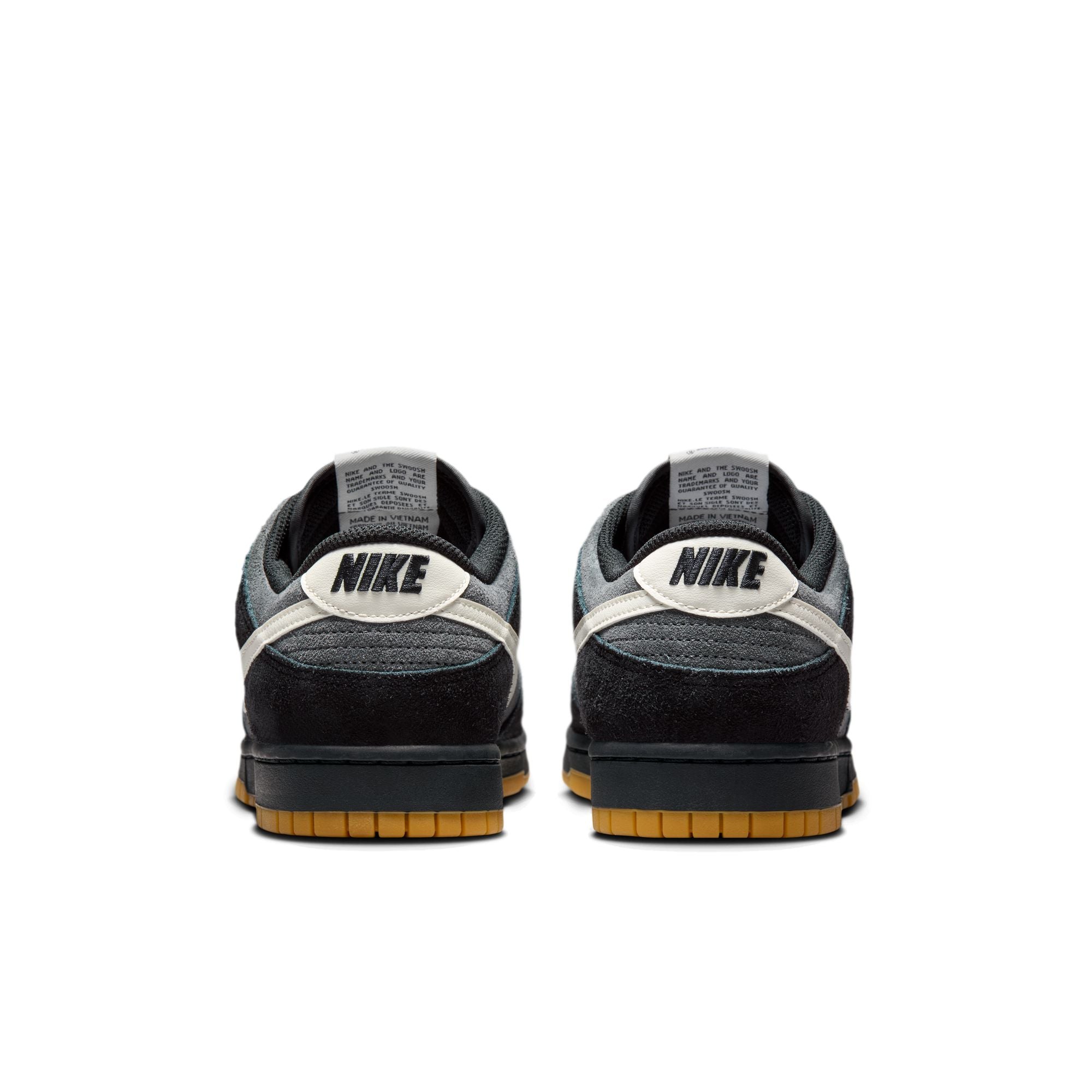 MENS NIKE DUNK LOW RETRO SE (BLACK/PALE IVORY/ANTHRACITE)